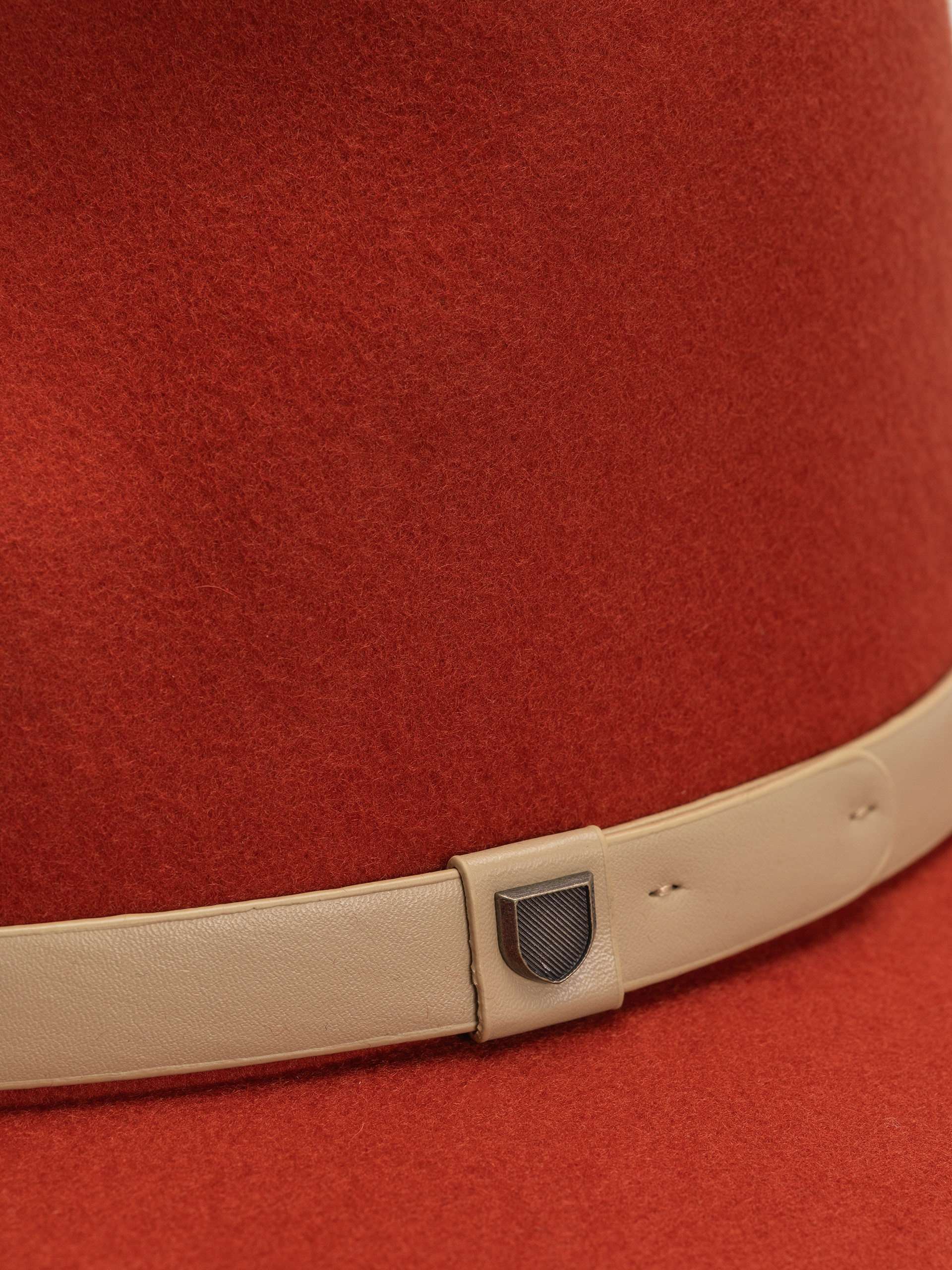 Brixton Messer Fedora Kalap (red earth/wax paper)