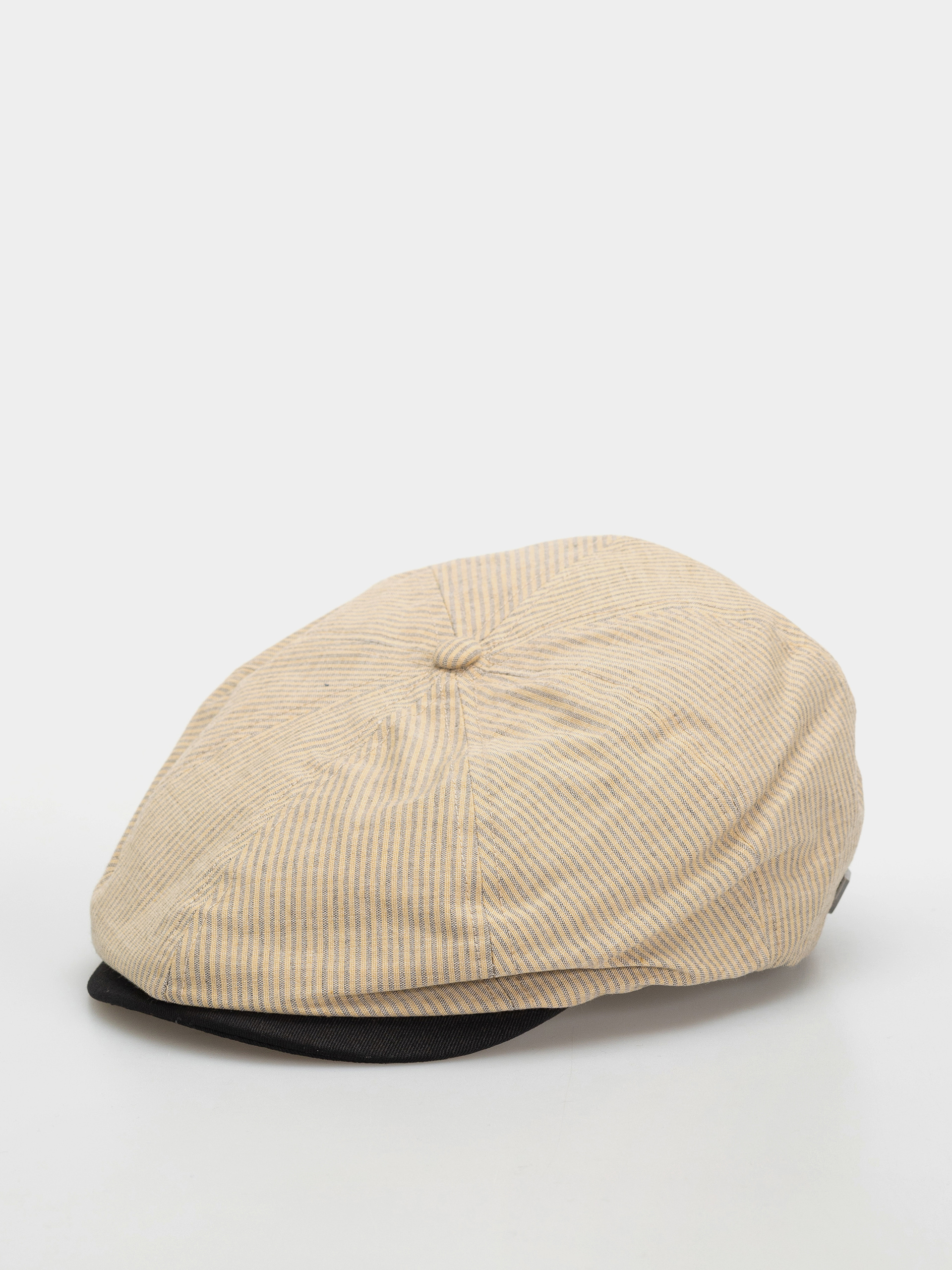Brixton Brood Snap Cap Flat cap (khaki stripe/washed black)