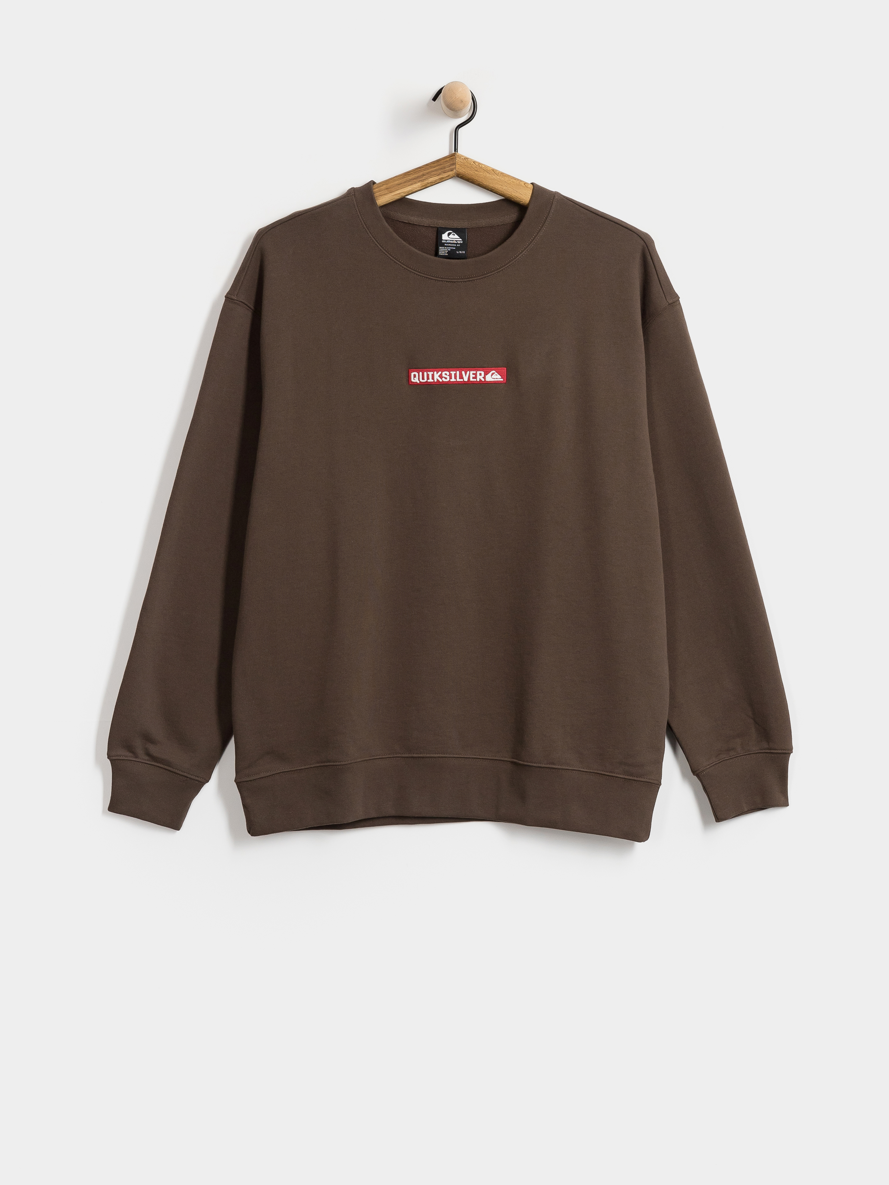 Quiksilver Dna Crew Pulóver (chocolate brown)