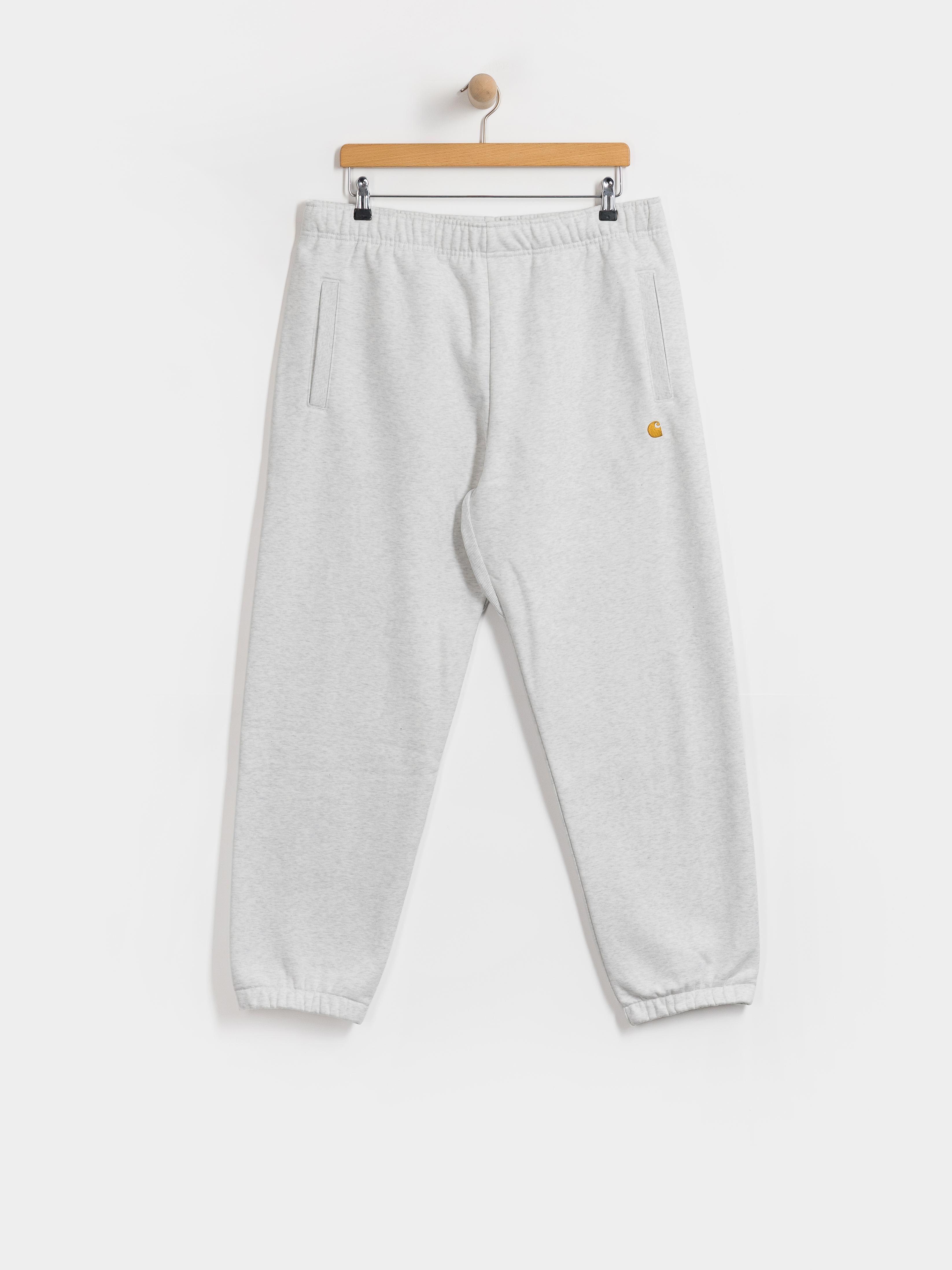 Kisnadrág Carhartt WIP Chase (ash heather/gold)
