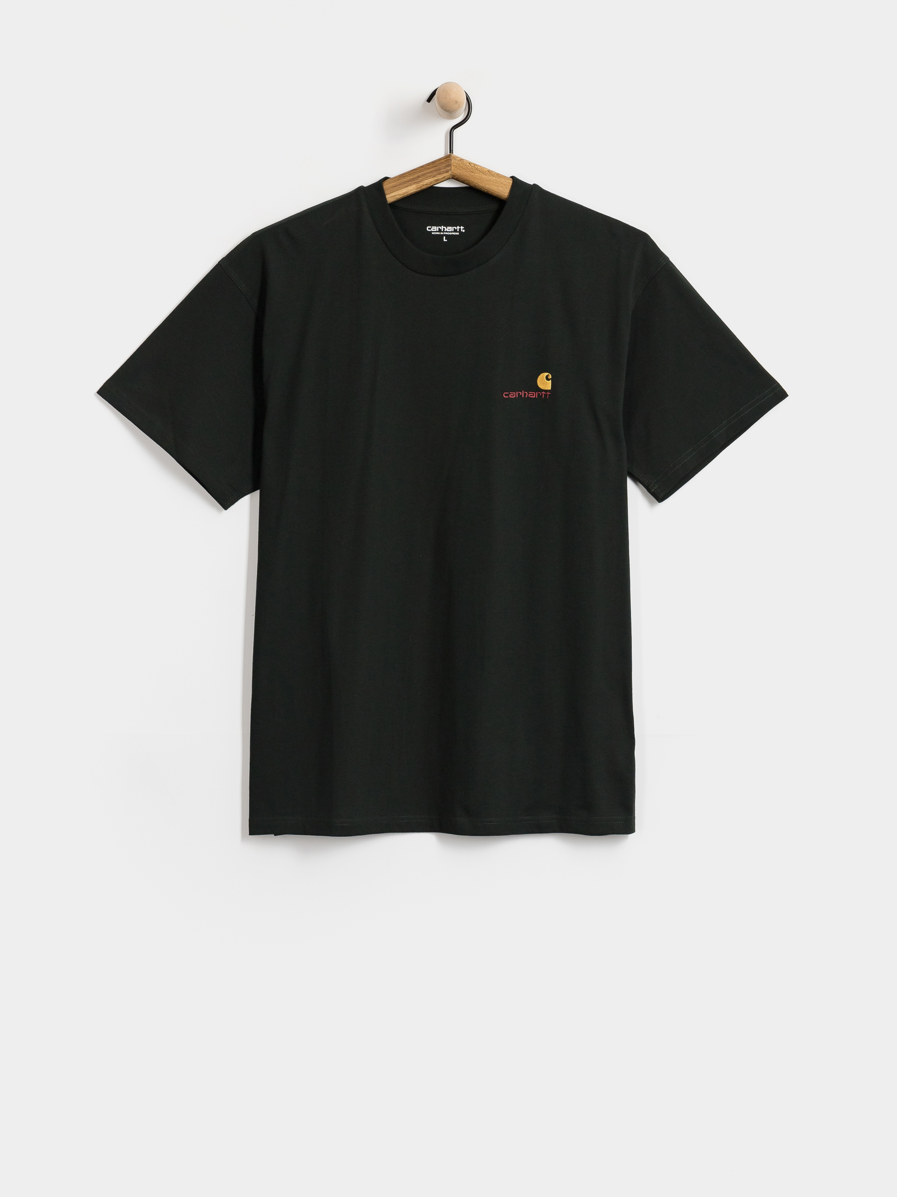 Carhartt WIP American Script Póló (raven)