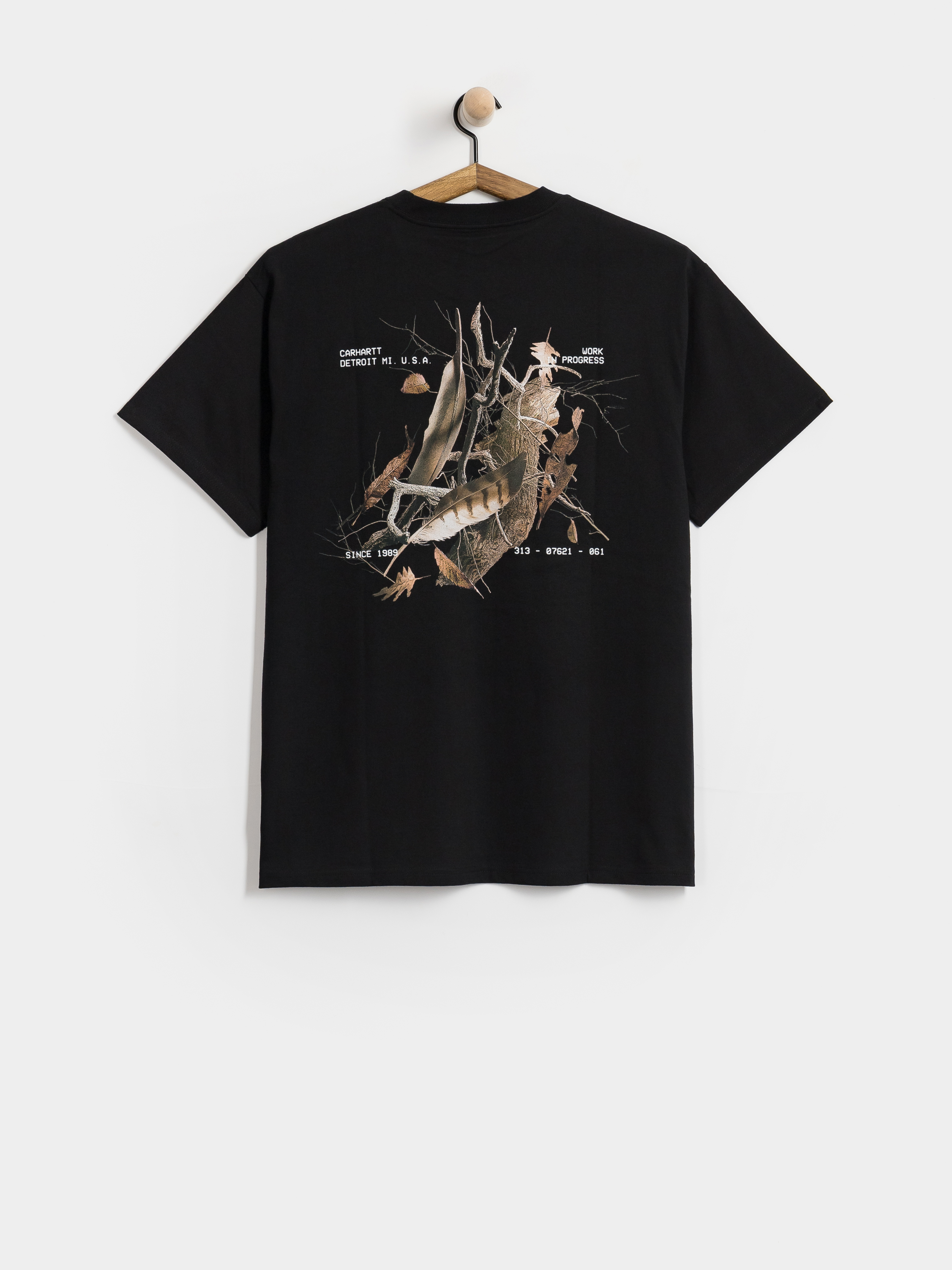 Carhartt WIP Feather Progress Póló (black)