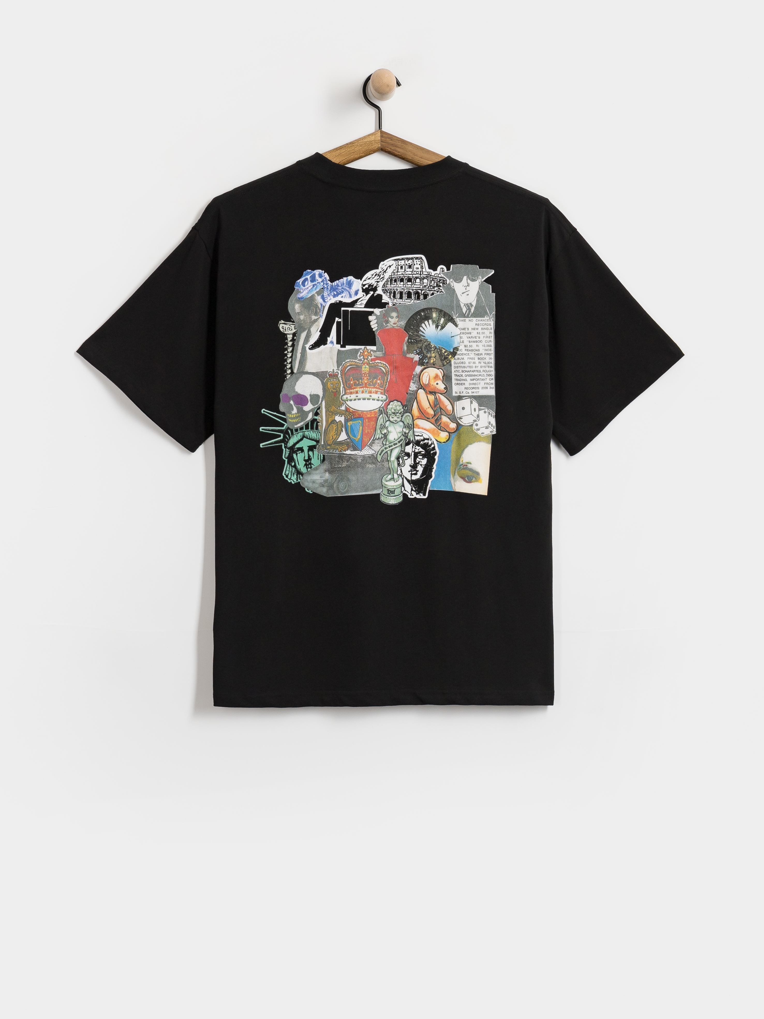 Póló HUF Boulevard Status (black)
