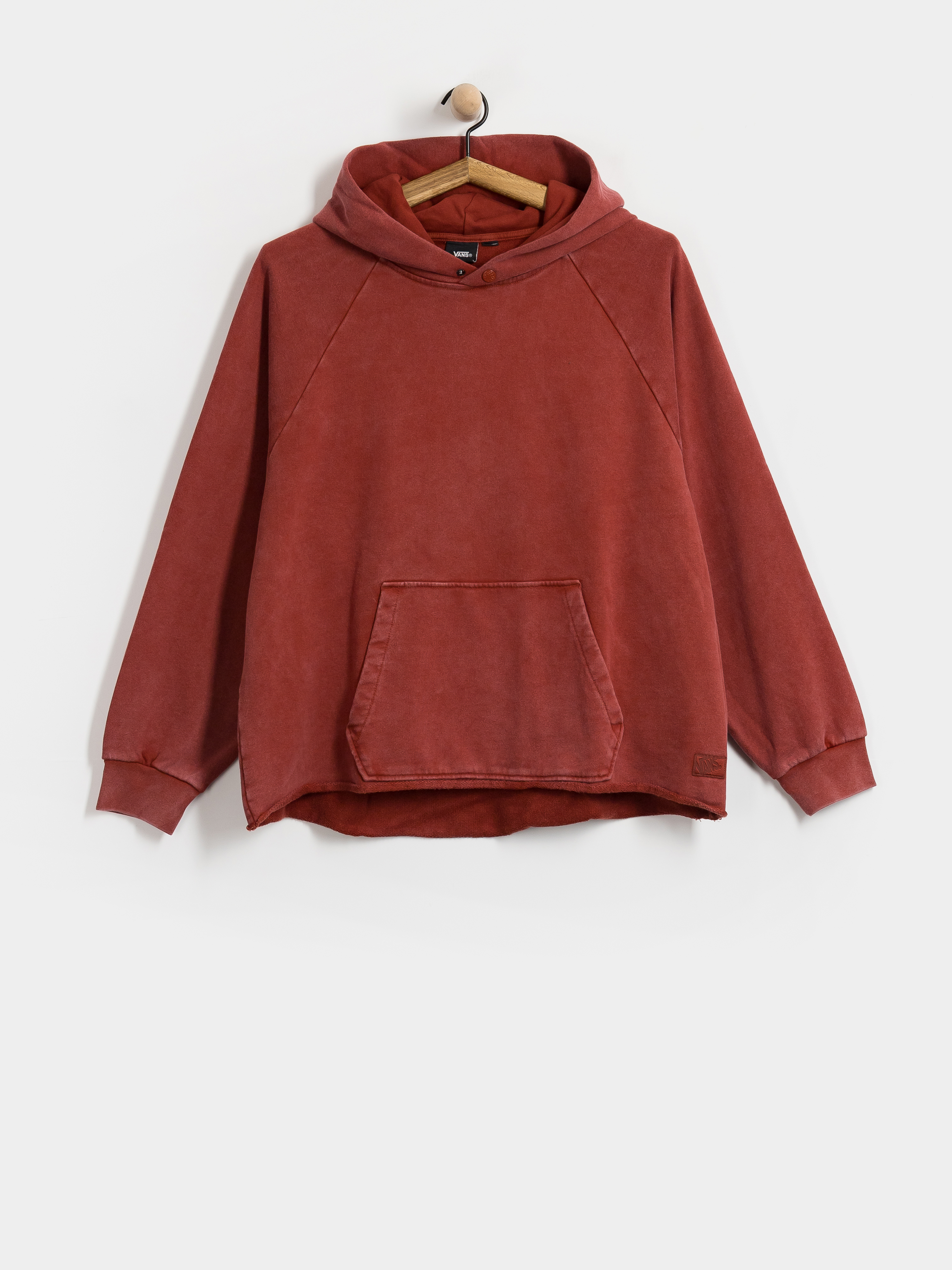 Vans Tilt Rolled Hem HD Kapucnis pulóver (poppy ember)