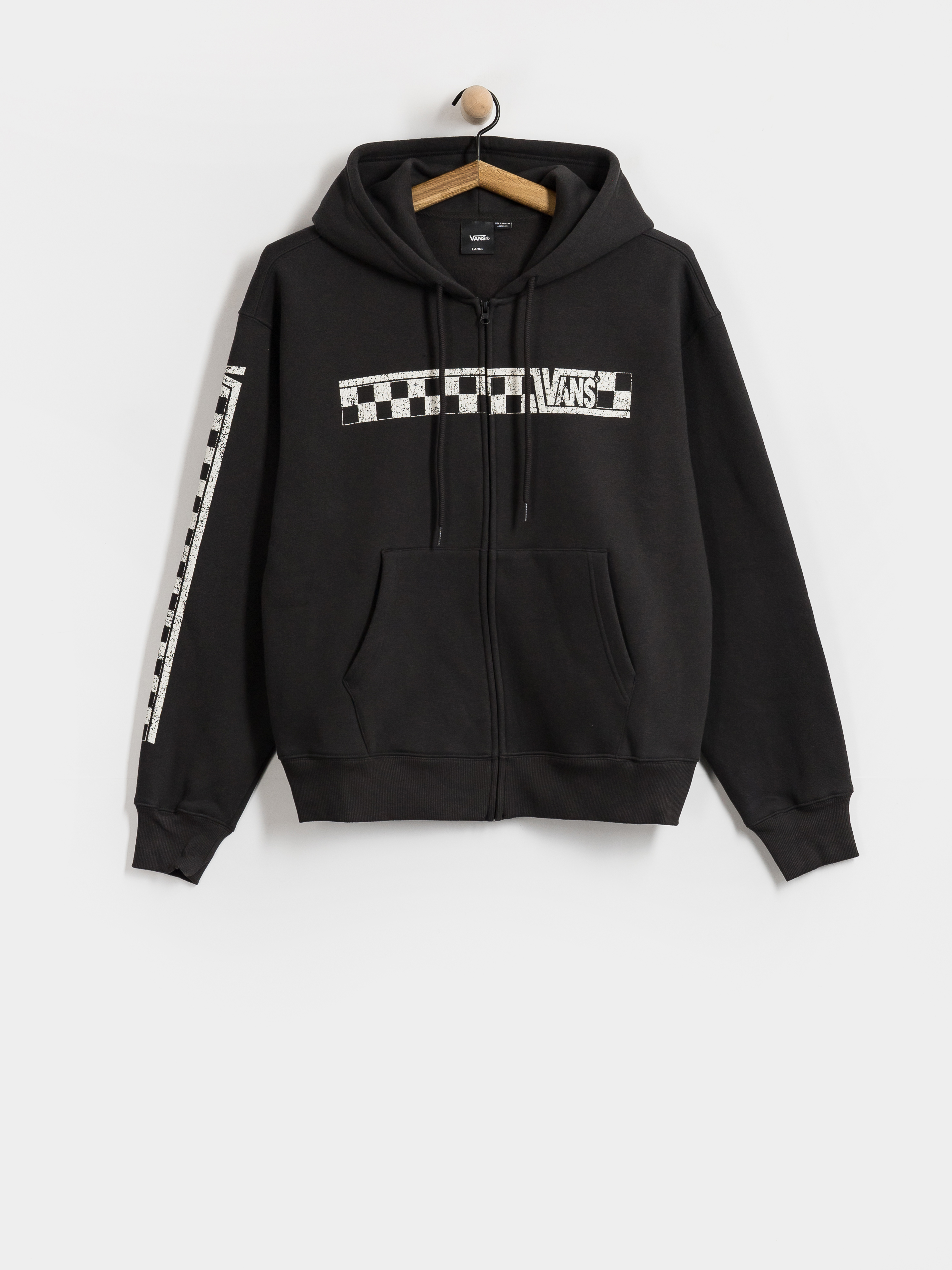 Vans Racing ZHD Kapucnis pulóver (black)