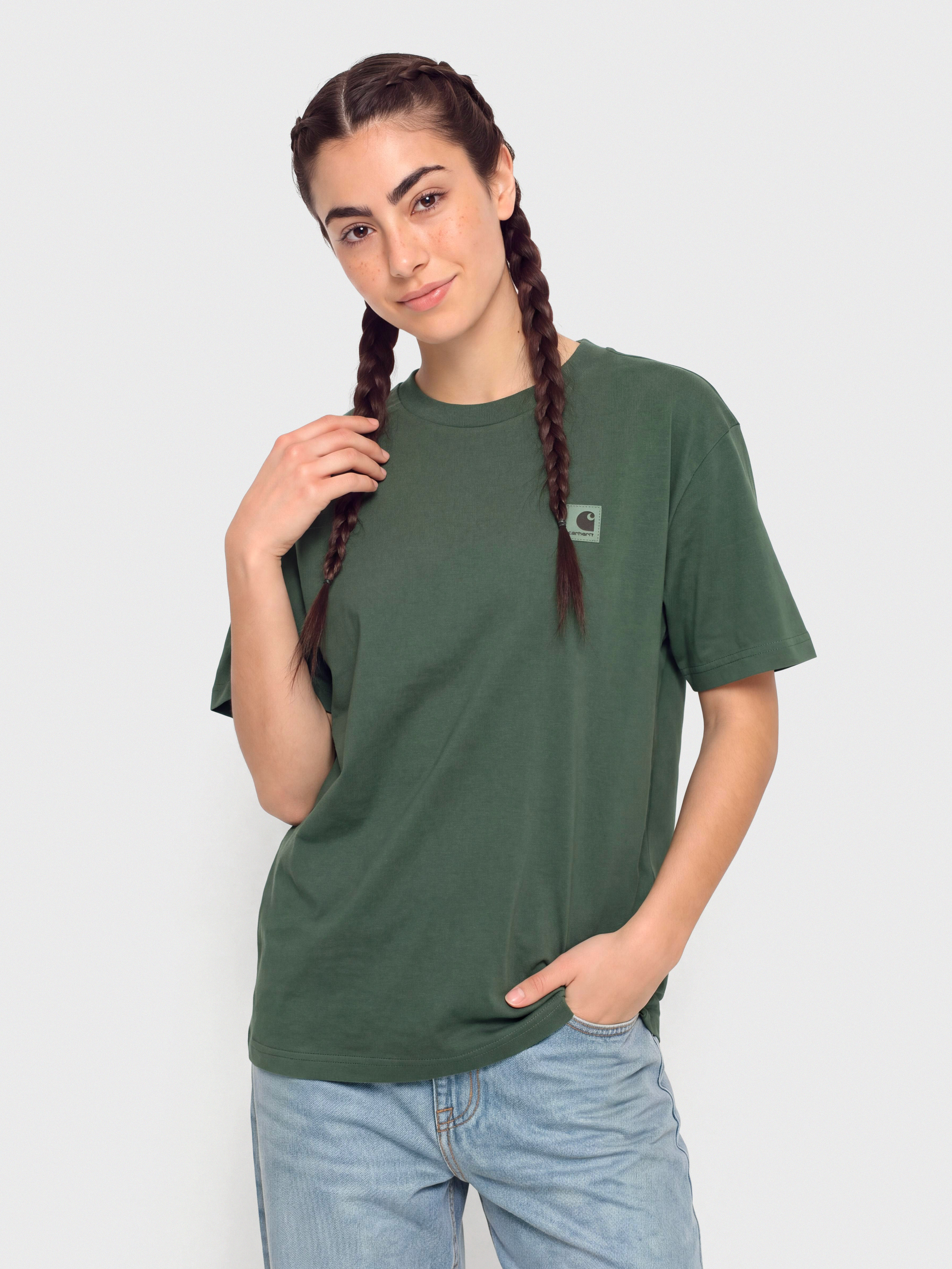 Pu00f3lu00f3 Carhartt WIP Nelson Wmn (dark scarab/garment dyed)