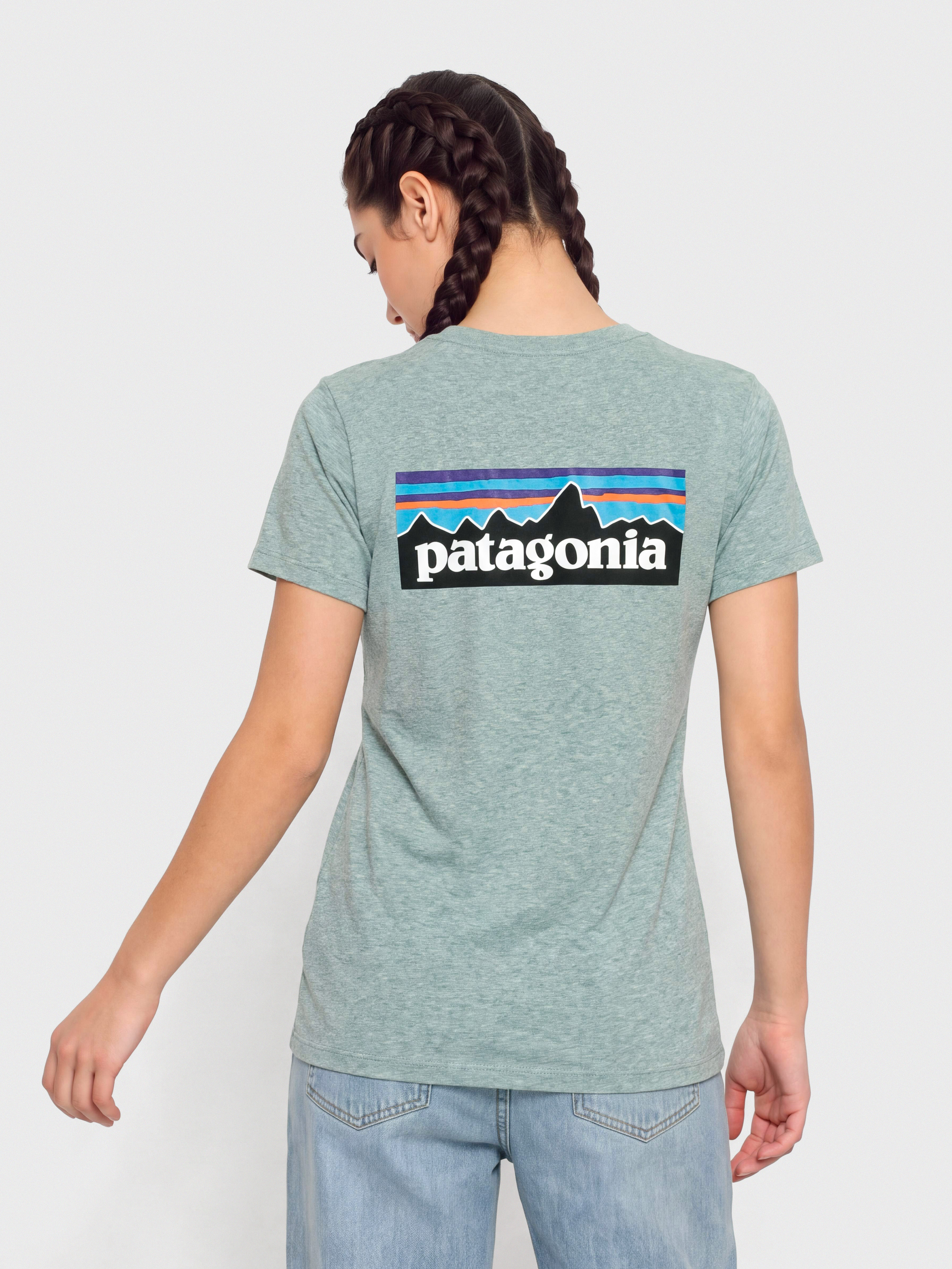 Pu00f3lu00f3 Patagonia P 6 Logo Responsibili Wmn (blue sage)