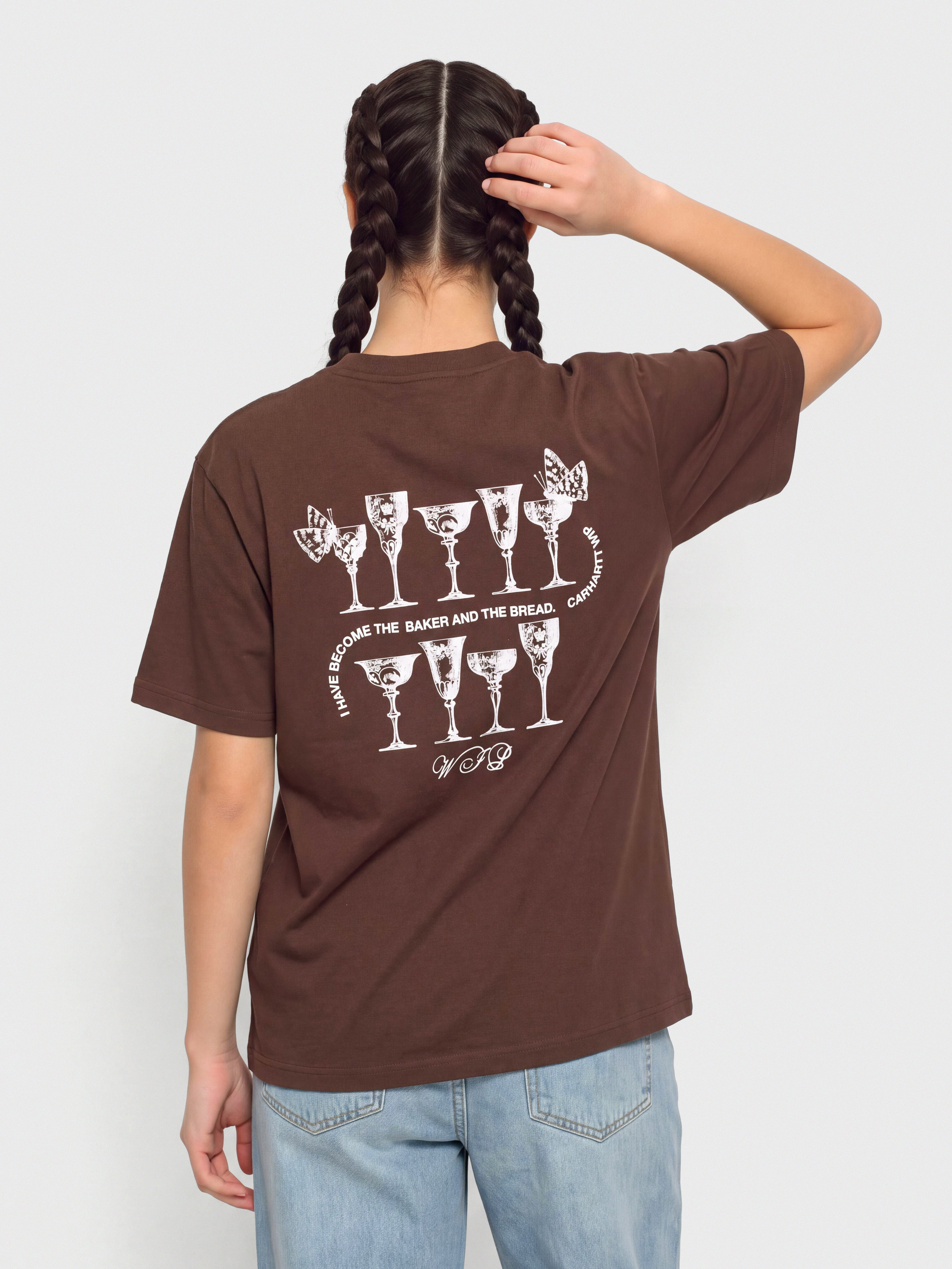 Póló Carhartt WIP Silver Cups Wmn (amarone)