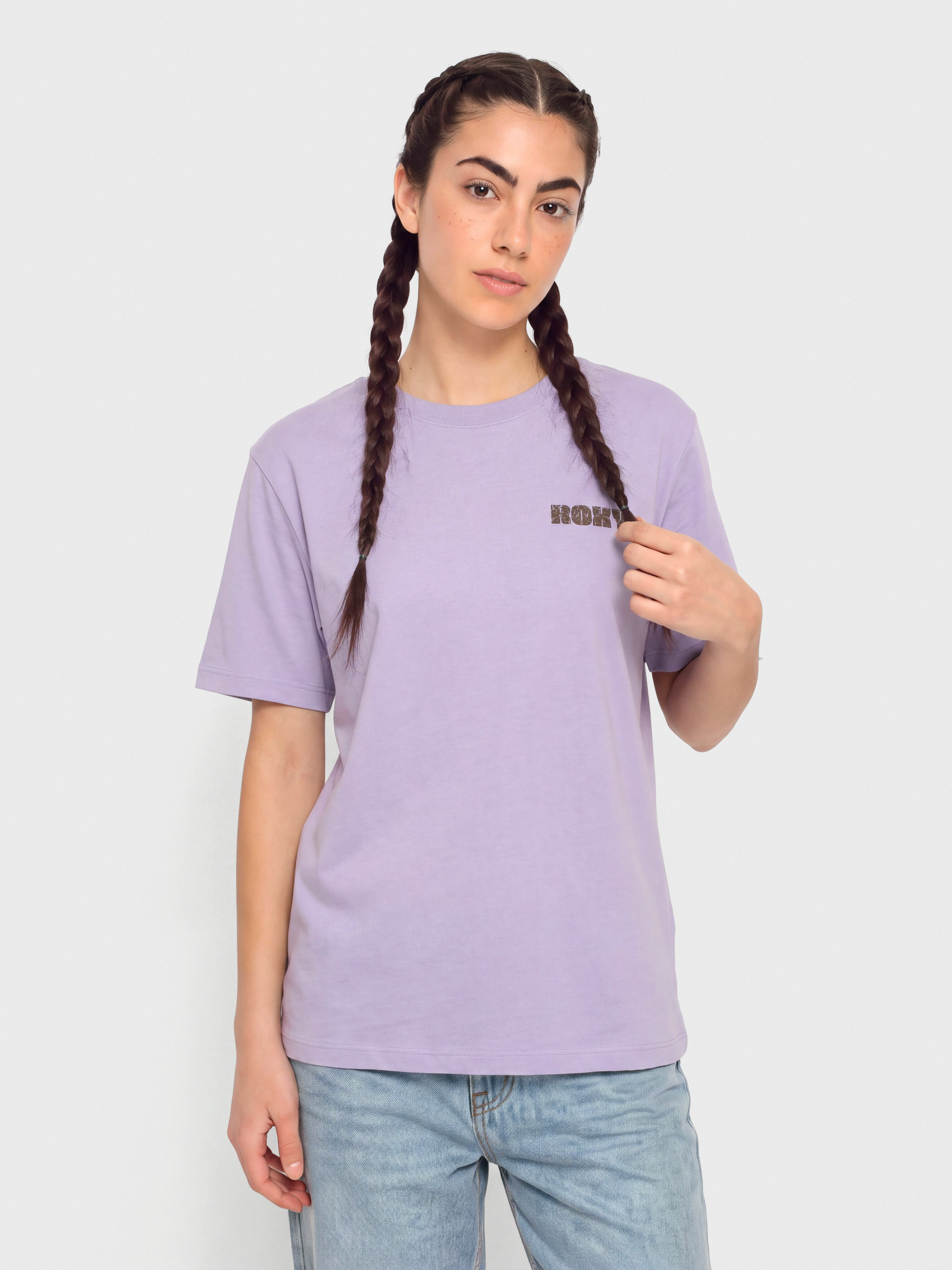 Póló Roxy Oceanregular Poster Wmn (viola)