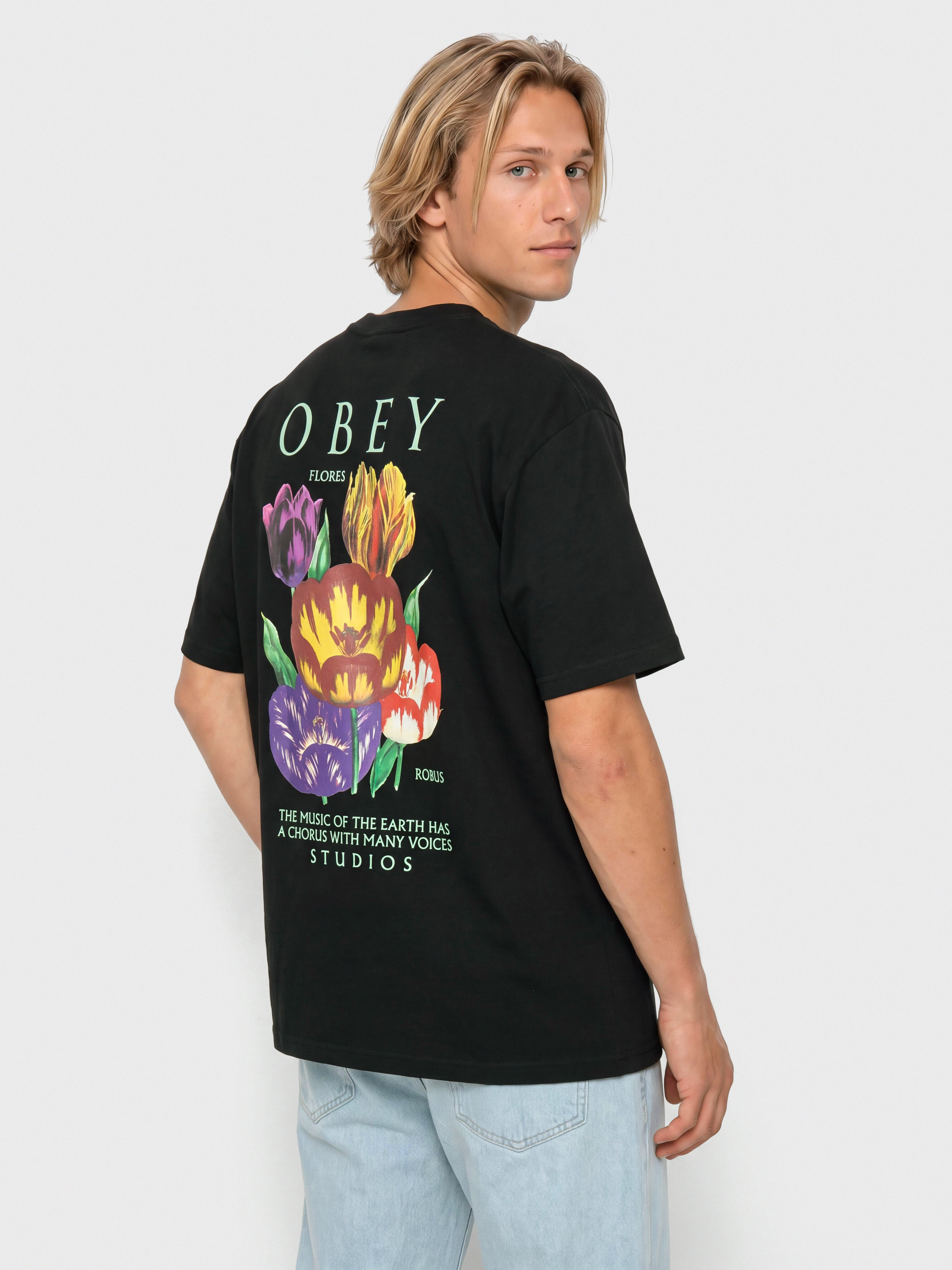 OBEY Flores Robus Pu00f3lu00f3 (black)