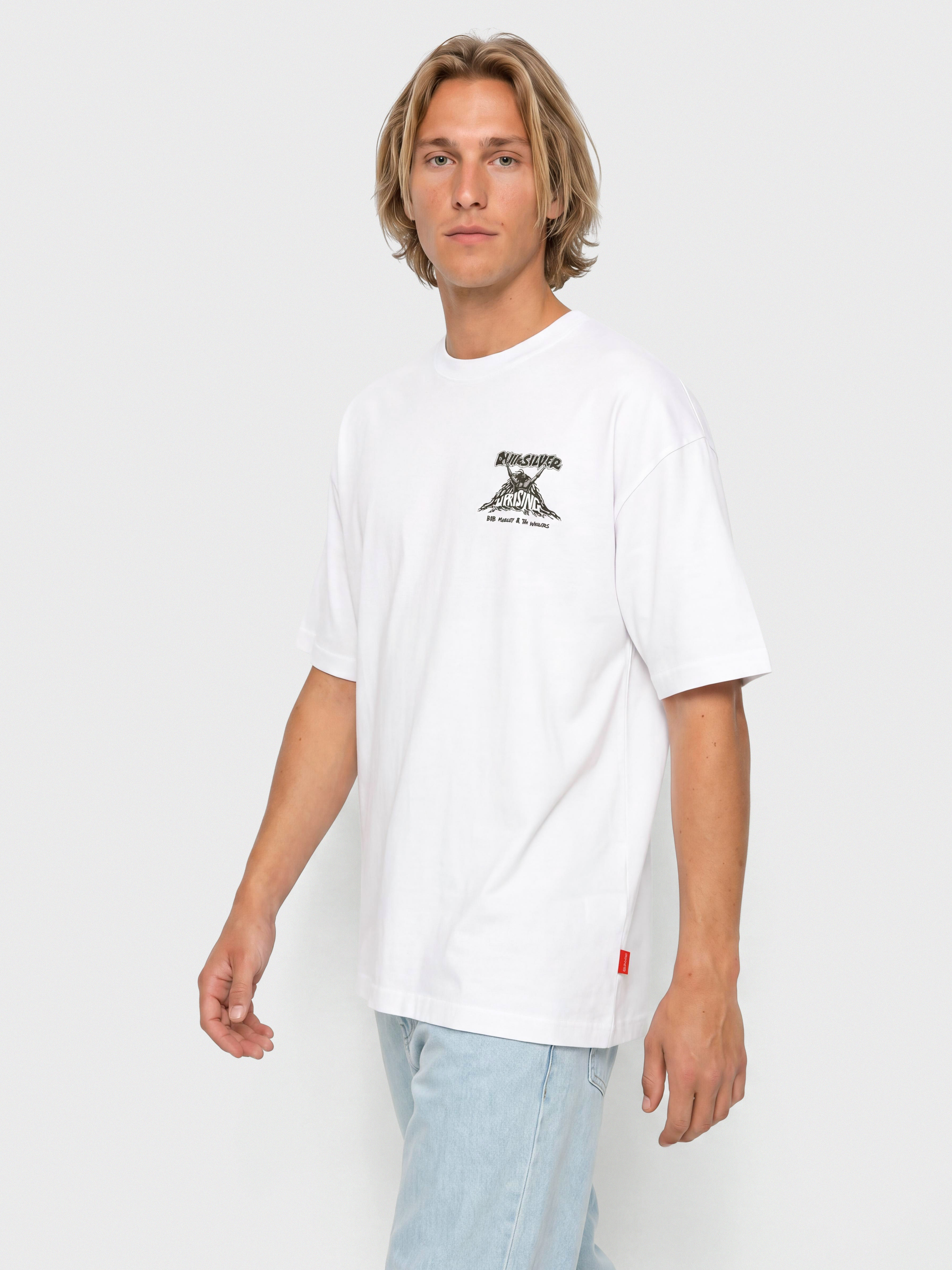 Quiksilver X Bob Uprising Póló (snow white)