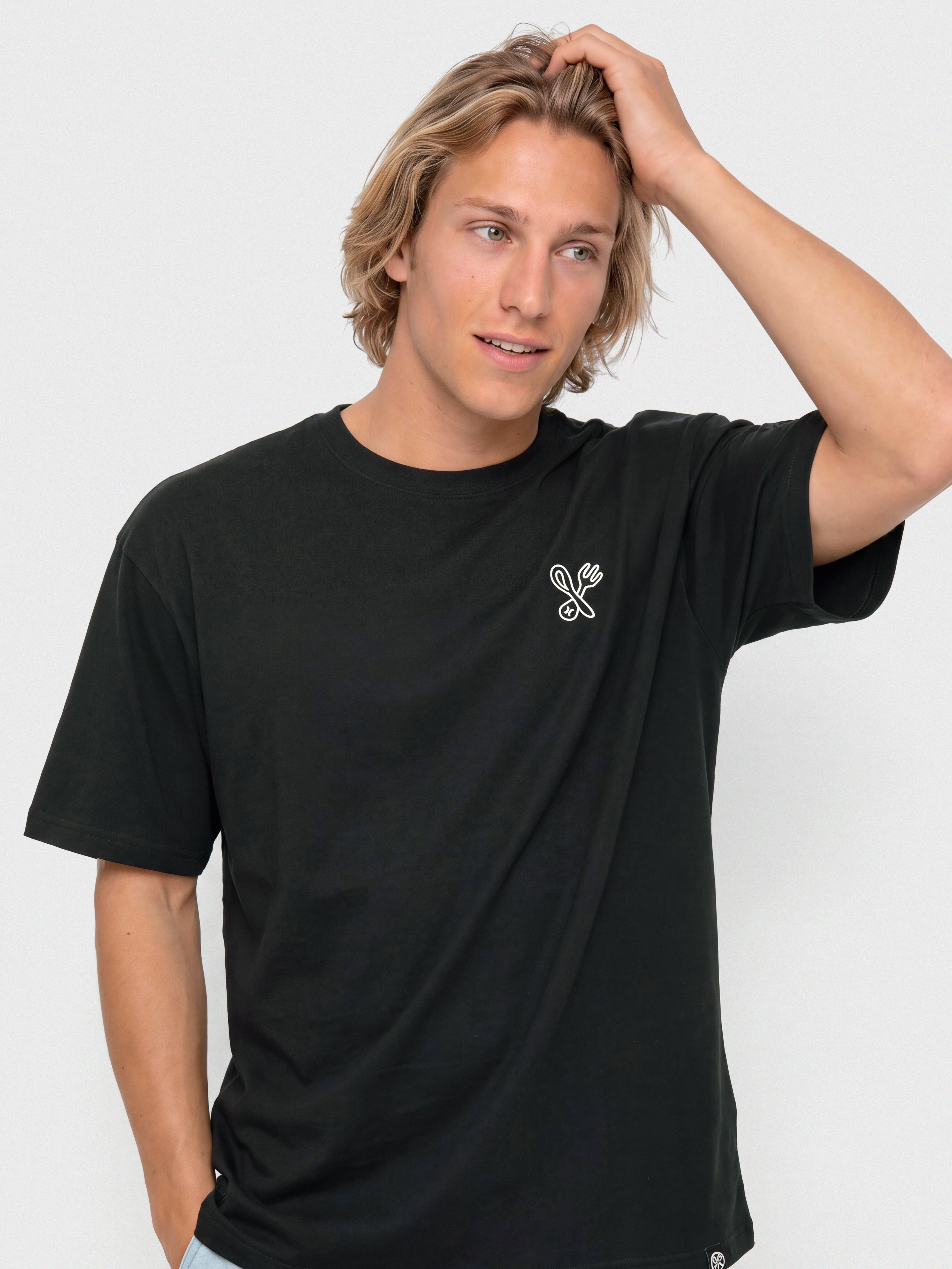Póló Hurley Pasta (black)