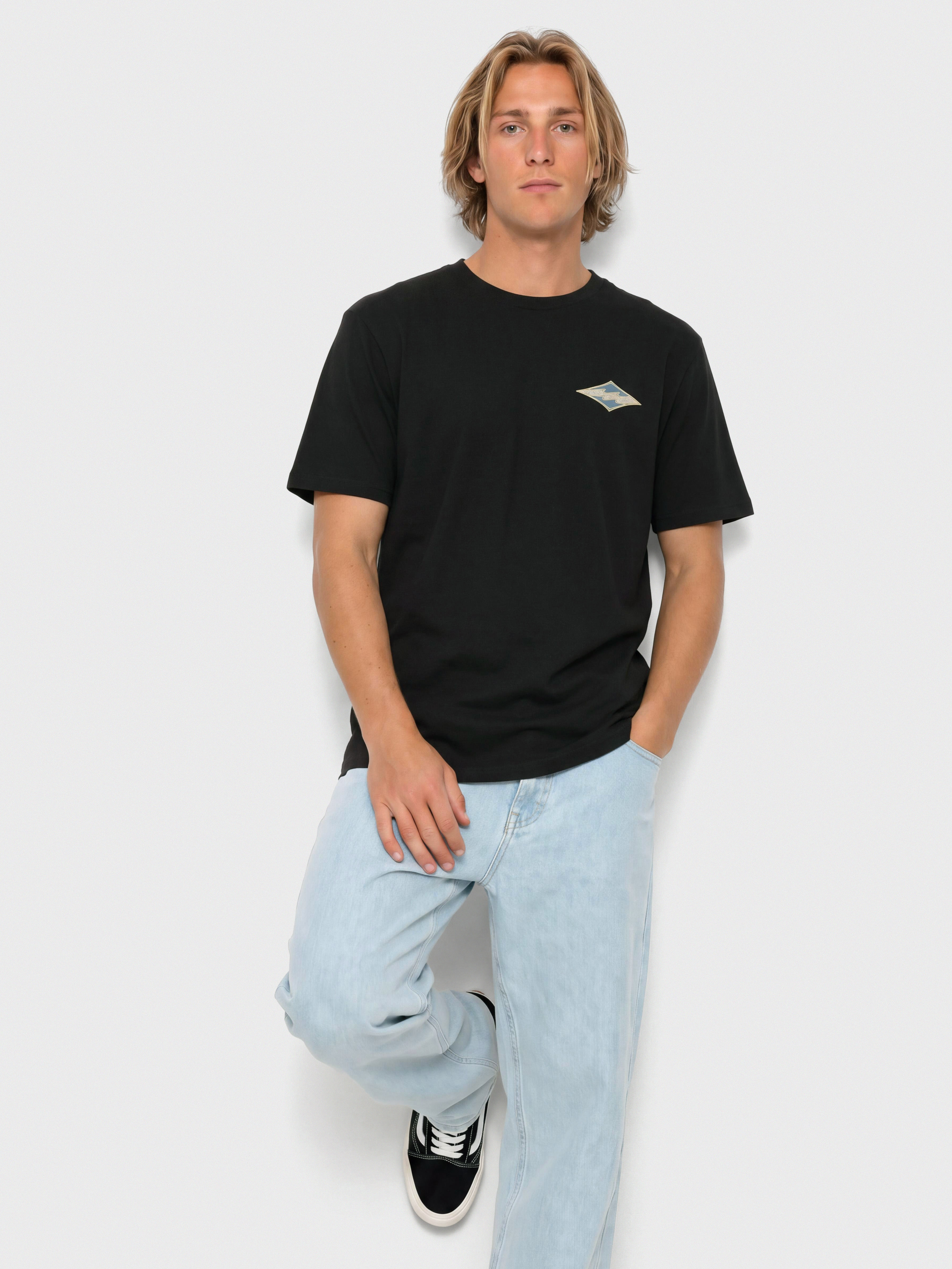 Billabong Crayon Wave Póló (black)