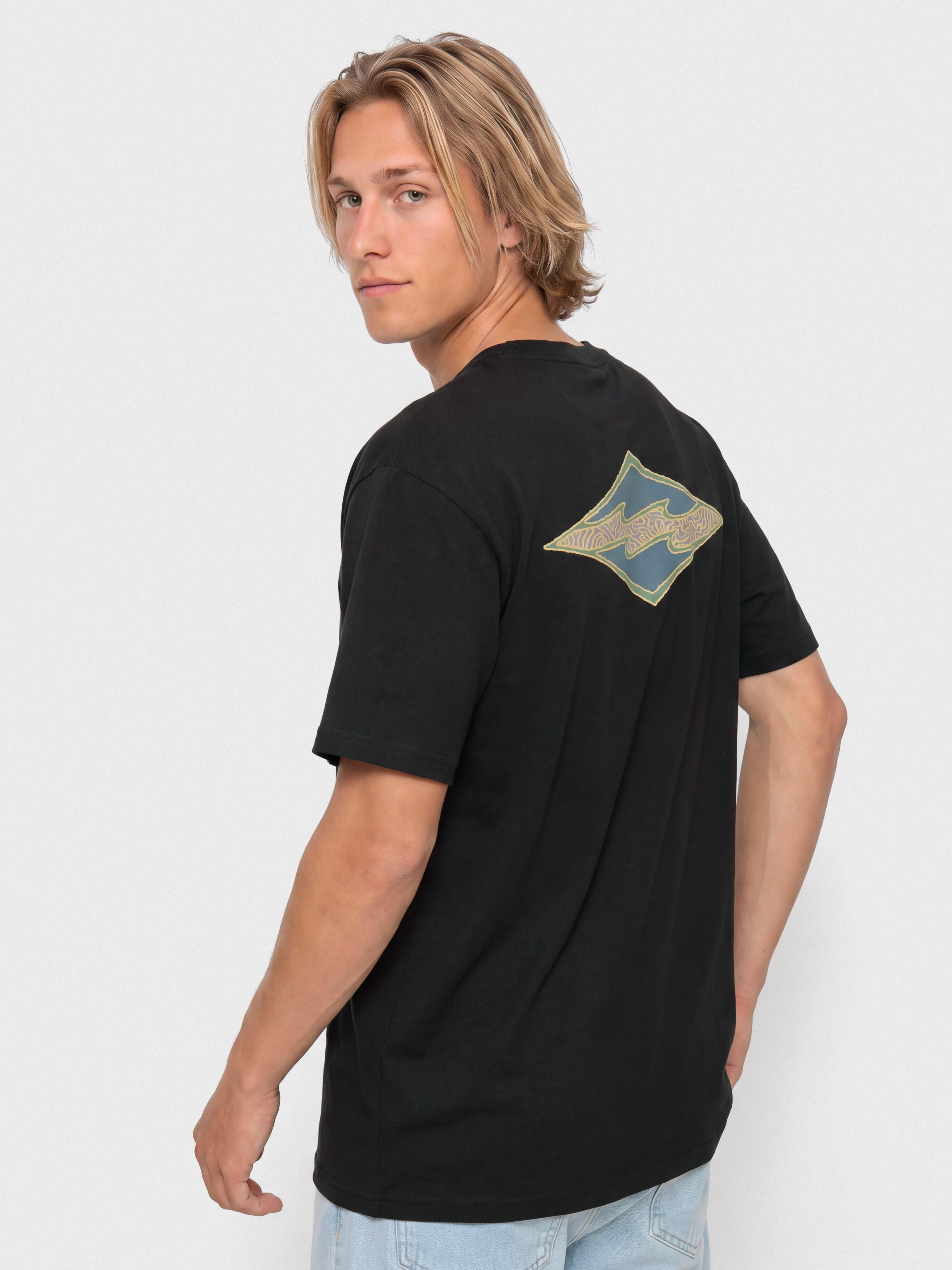 Billabong Crayon Wave Póló (black)