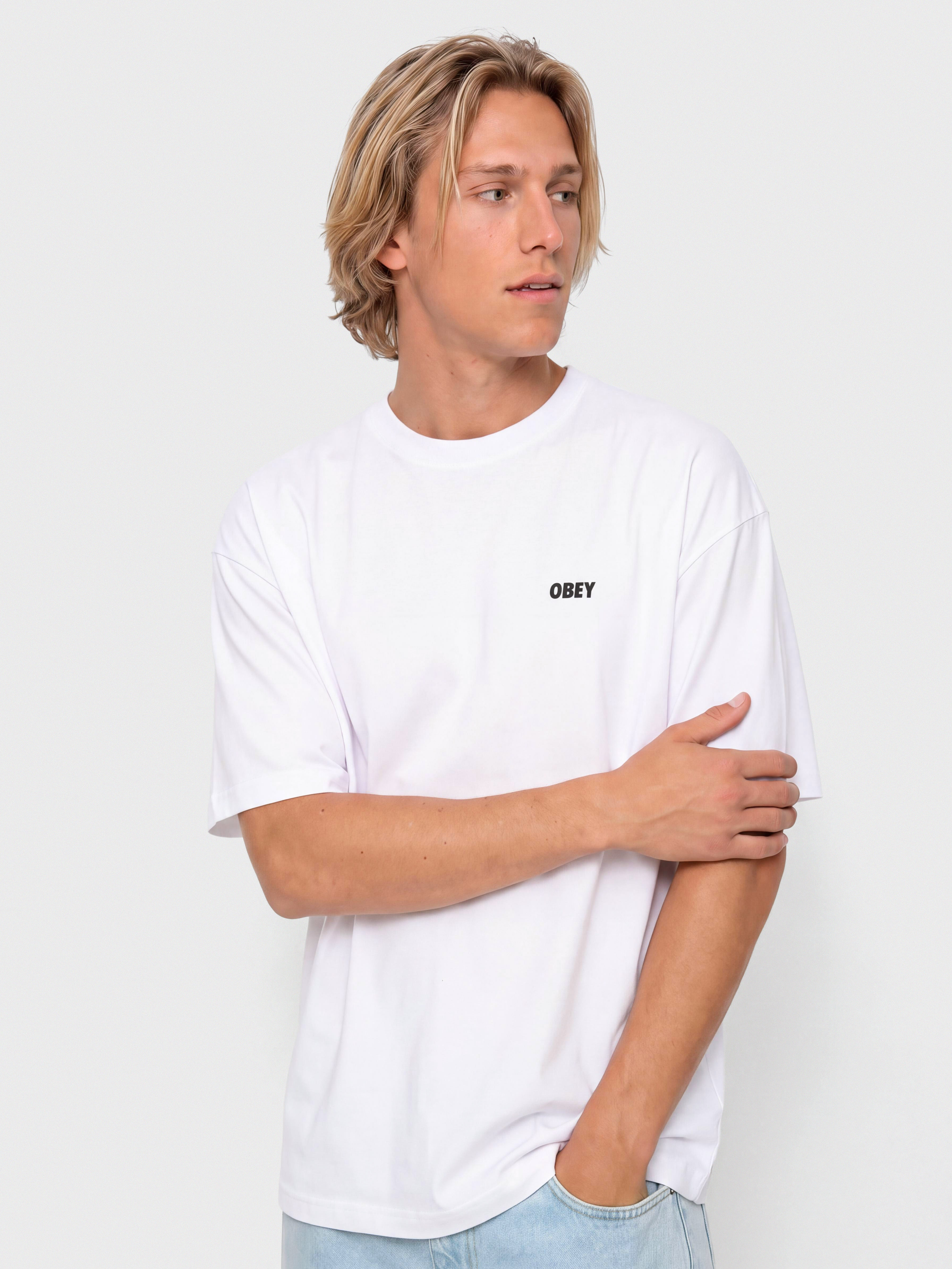 Póló OBEY Pastures (white)