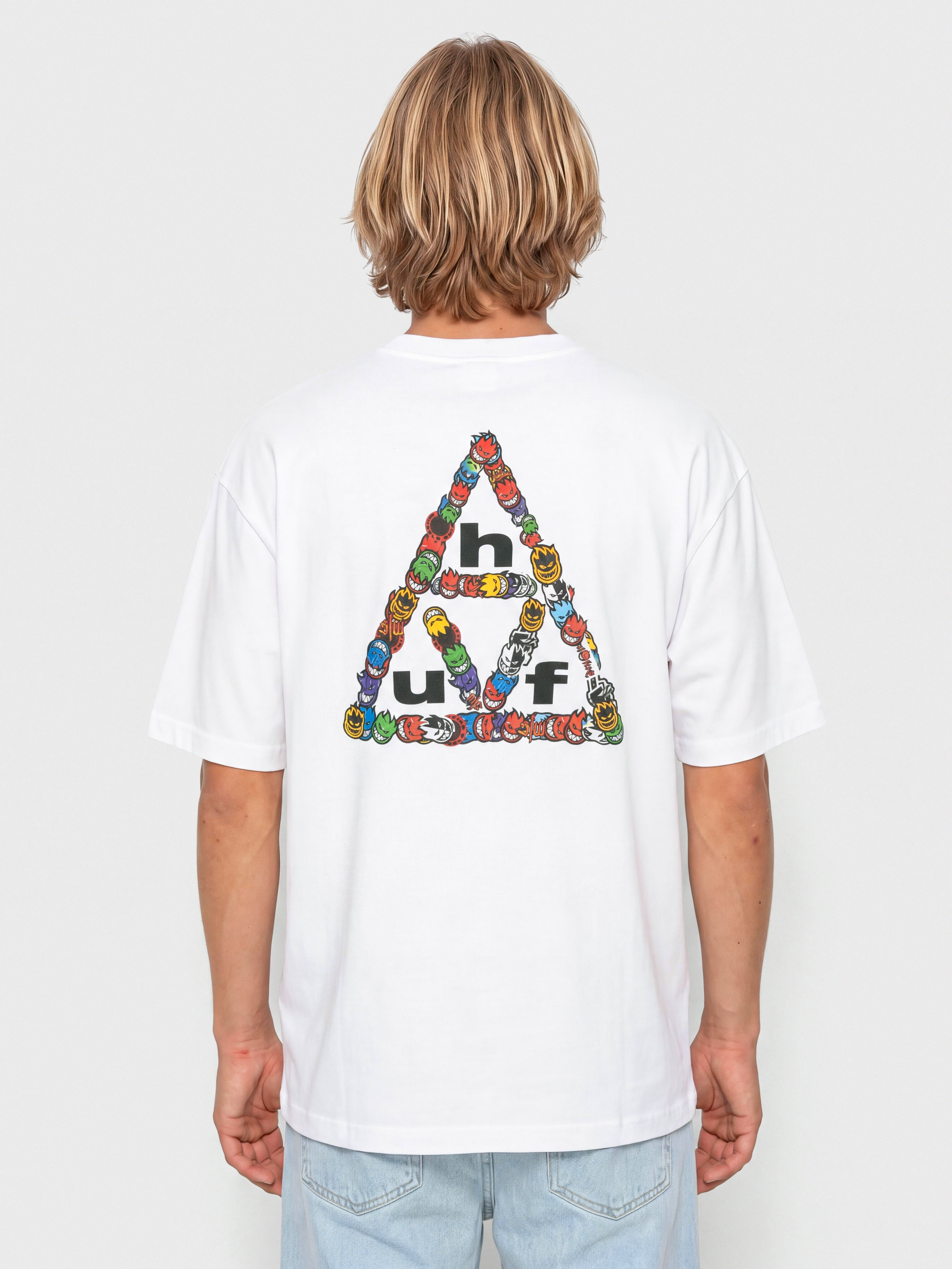 HUF X Spitfire Sticker TT Póló (white)