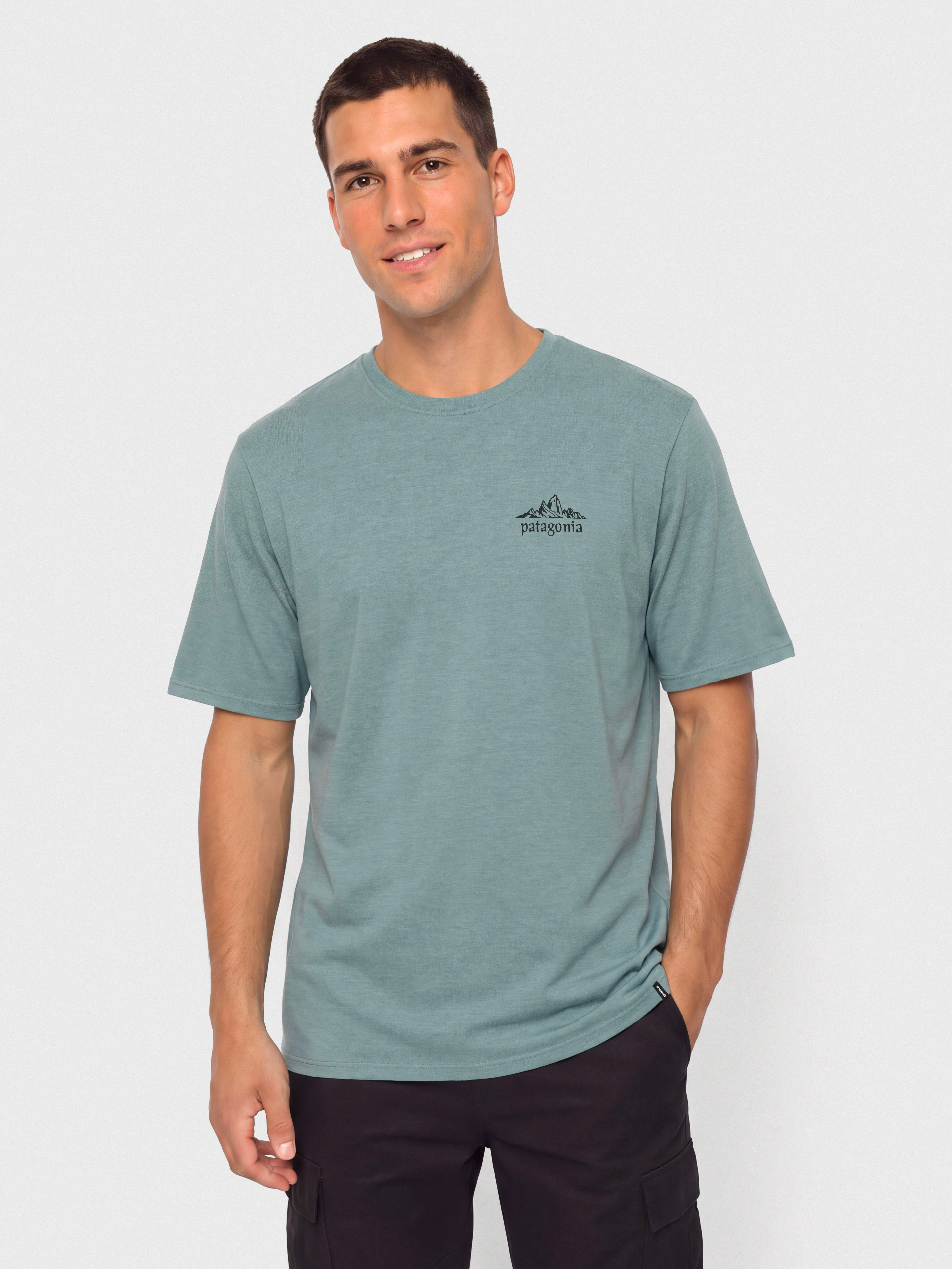 Patagonia Cap Cool Daily Cloud Crag Póló (blue sage light blue sage x dye)