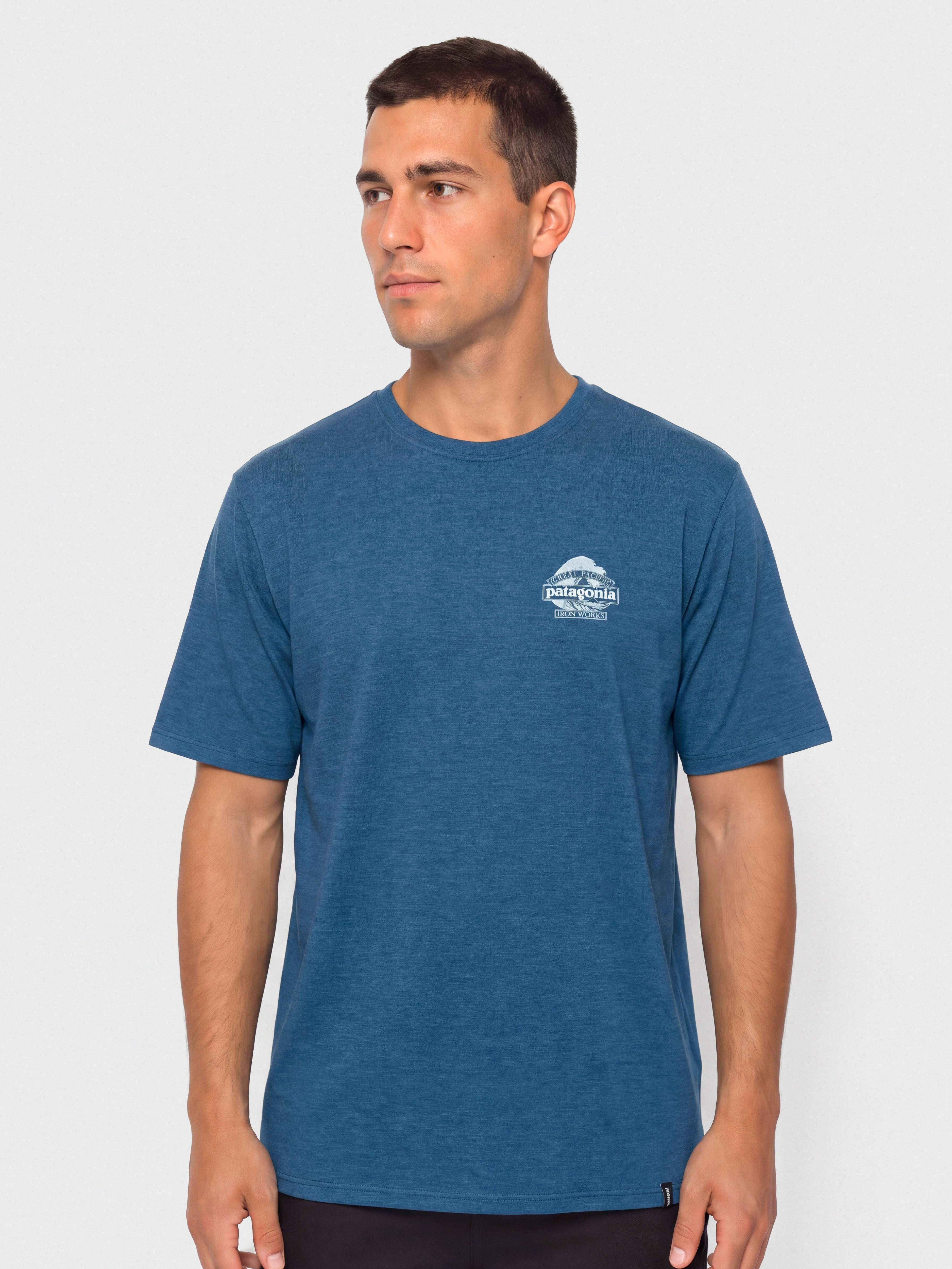 Patagonia Cap Cool Daily Great Waves Póló (clement blue light clement blue x dye)