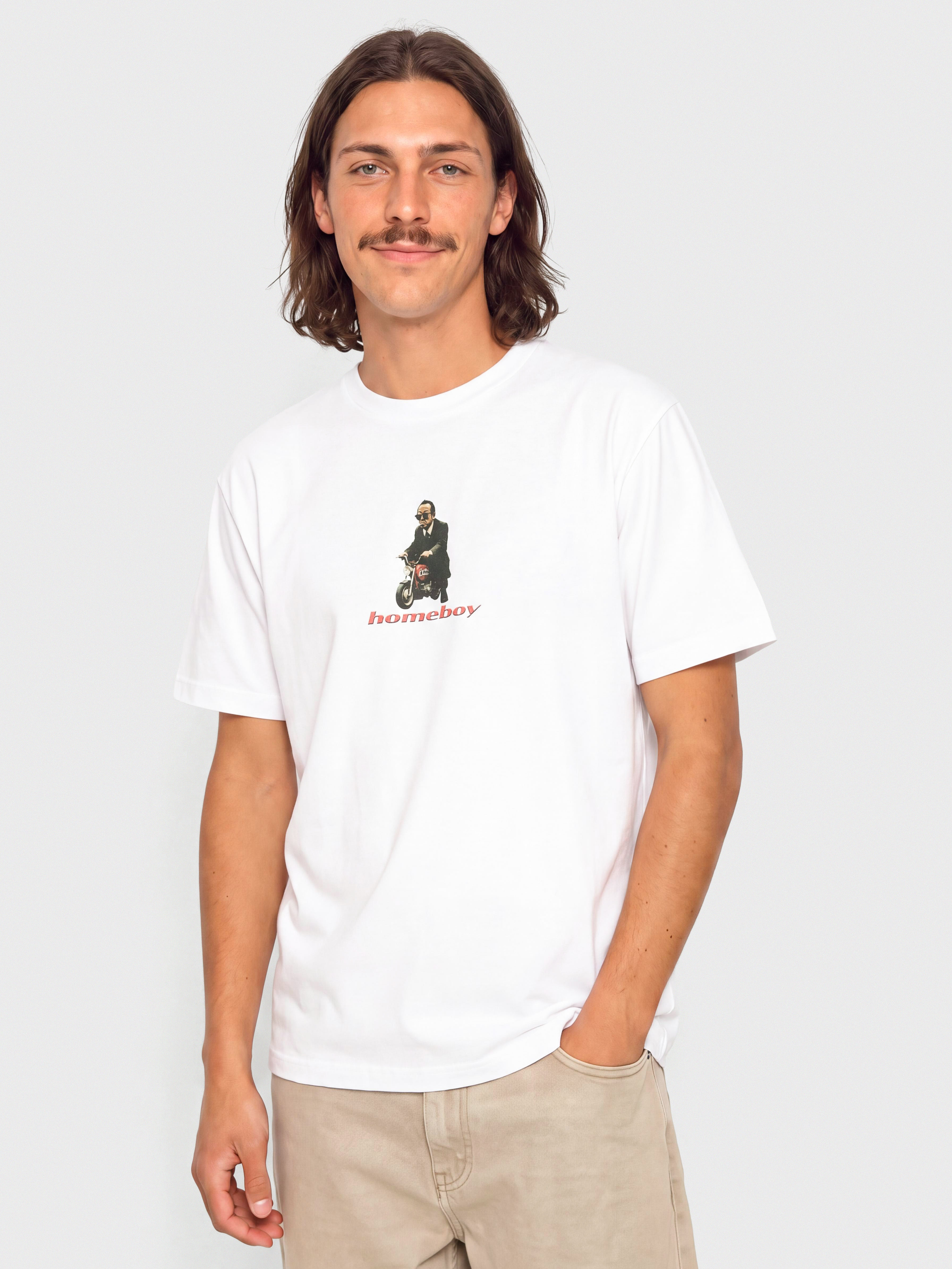 Póló Homeboy Moped (white)