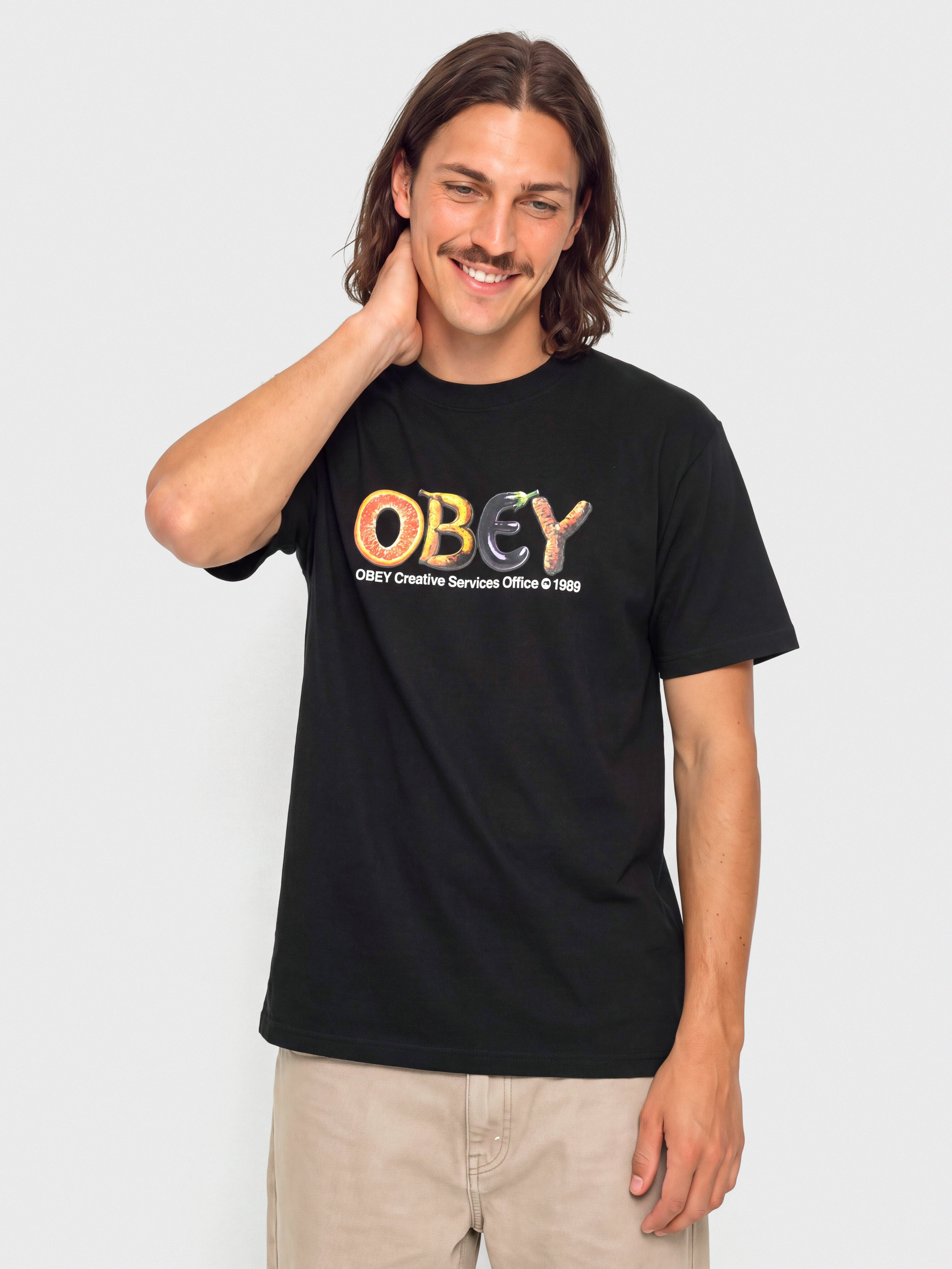 Póló OBEY Creative Services Office (black)