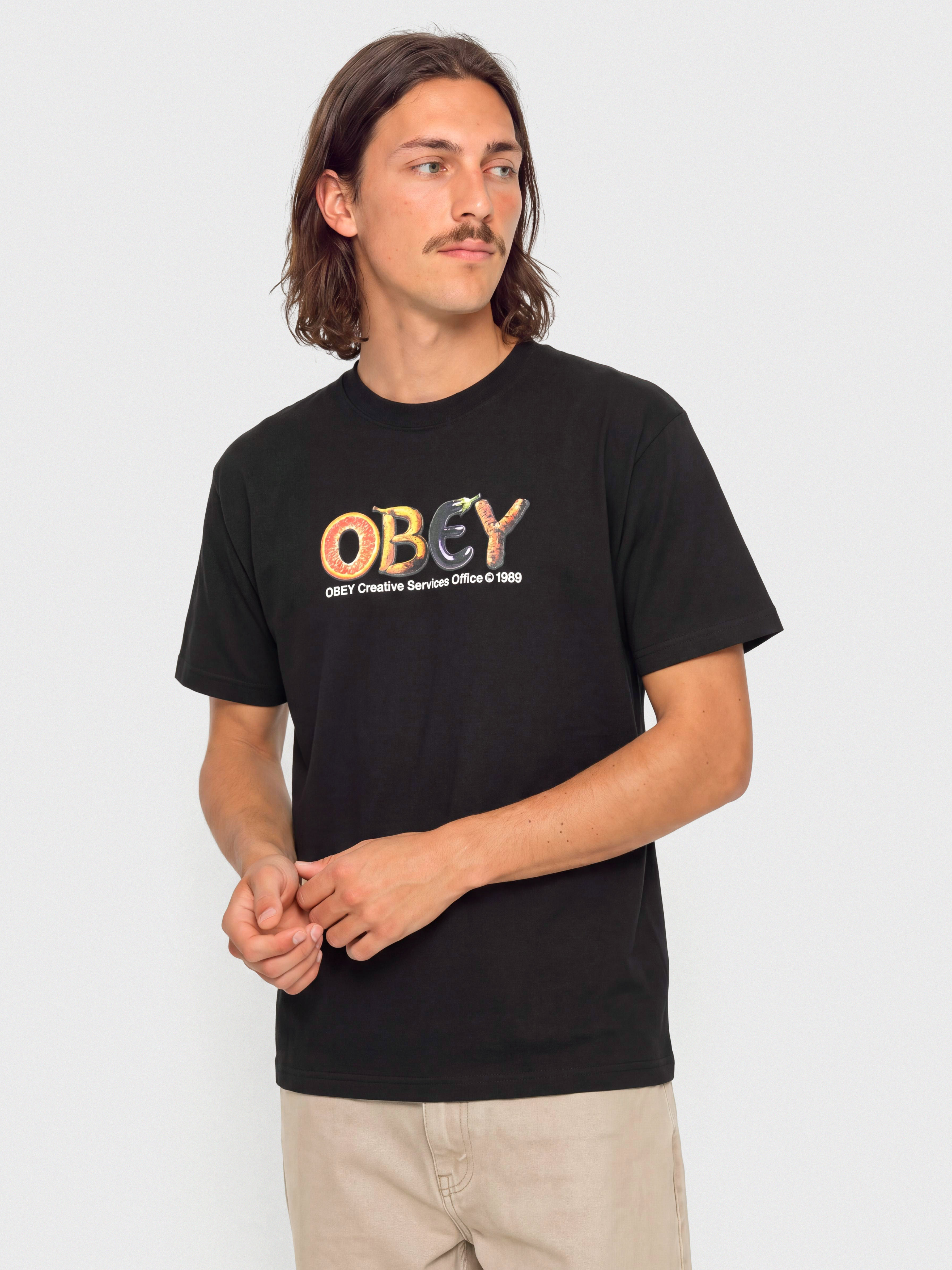 Póló OBEY Creative Services Office (black)