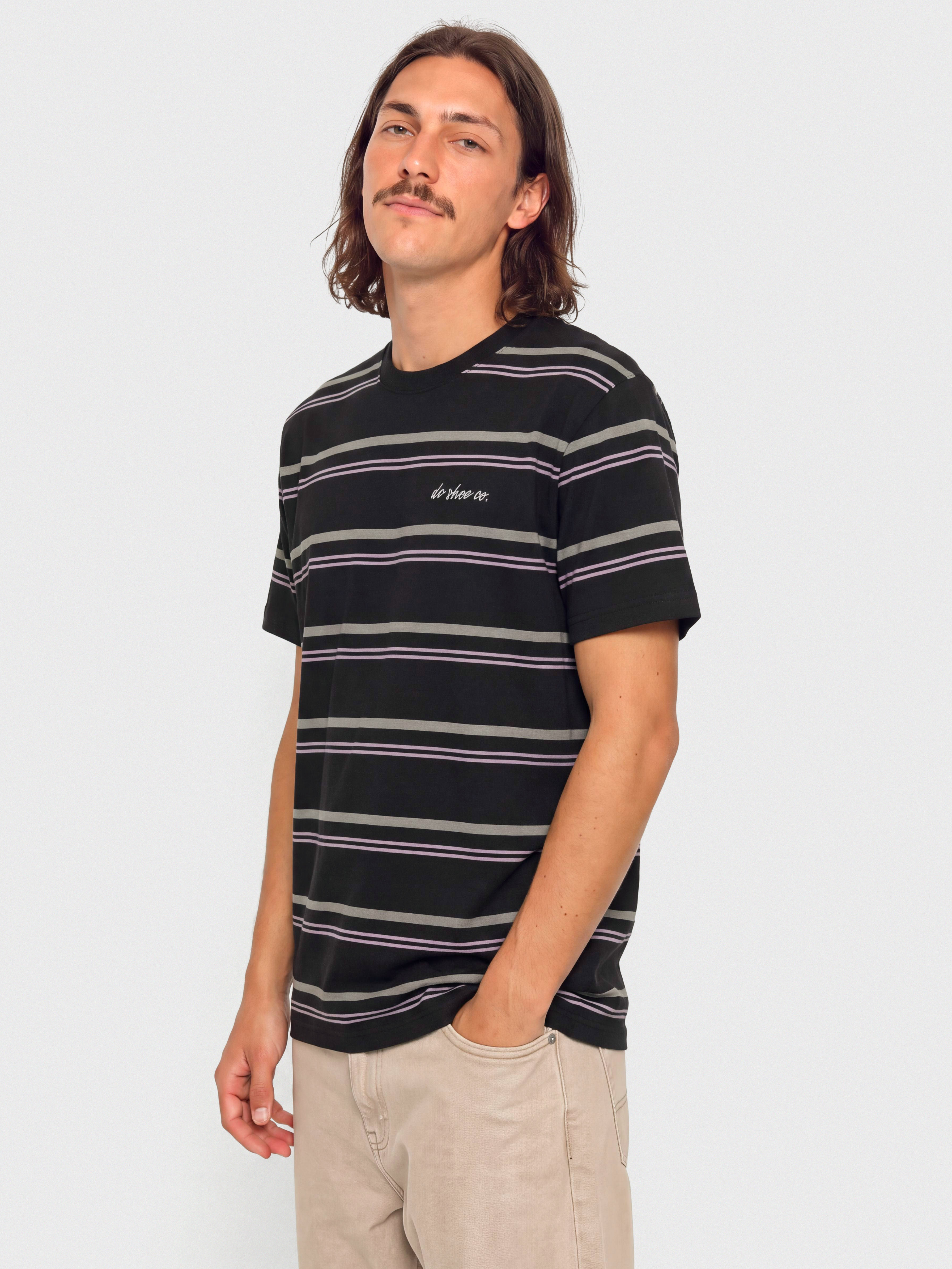 DC Sheriff Stripe Pu00f3lu00f3 (black)