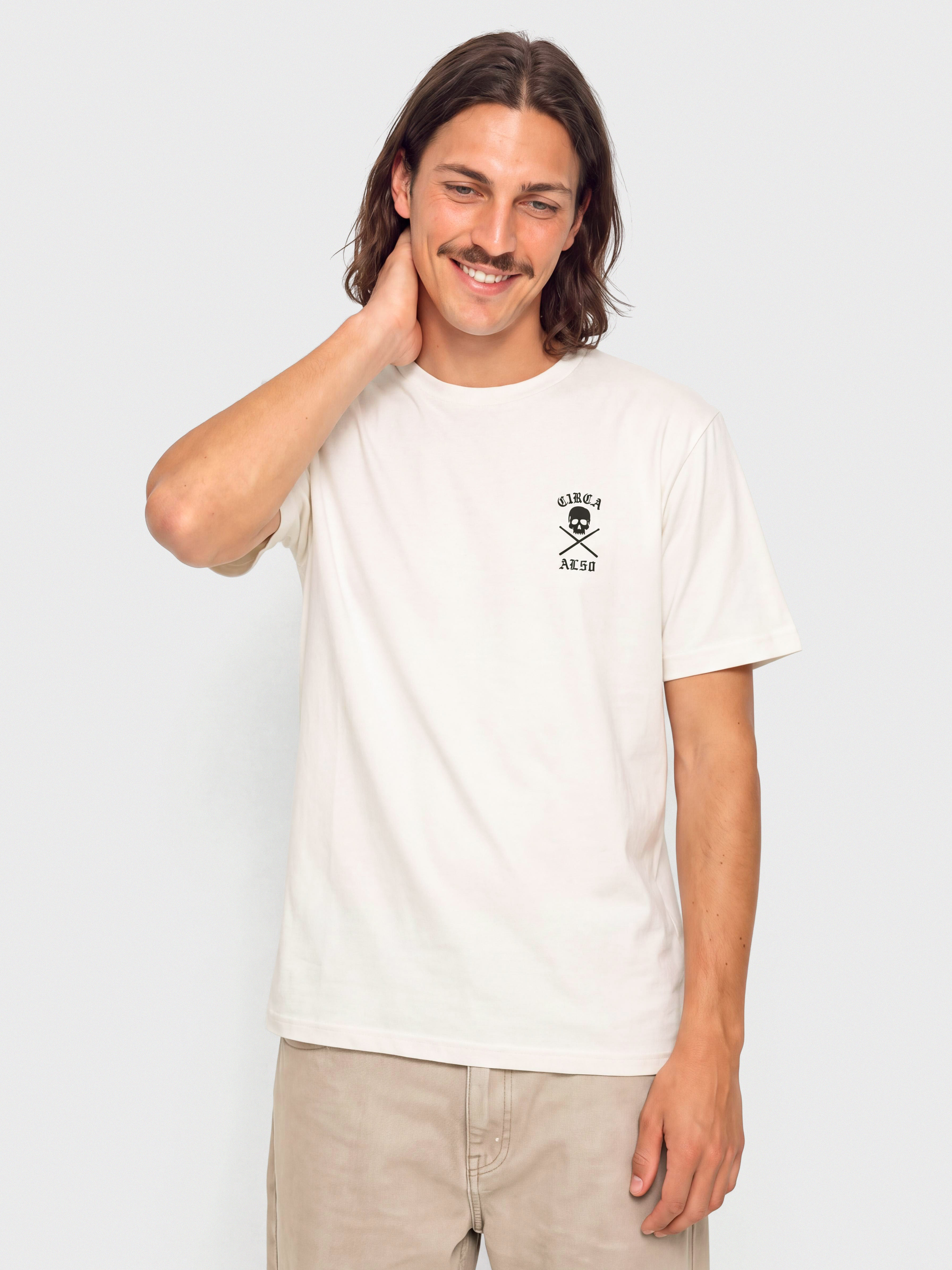 Pu00f3lu00f3 Circa Al 50 Skull (vintage white/black)
