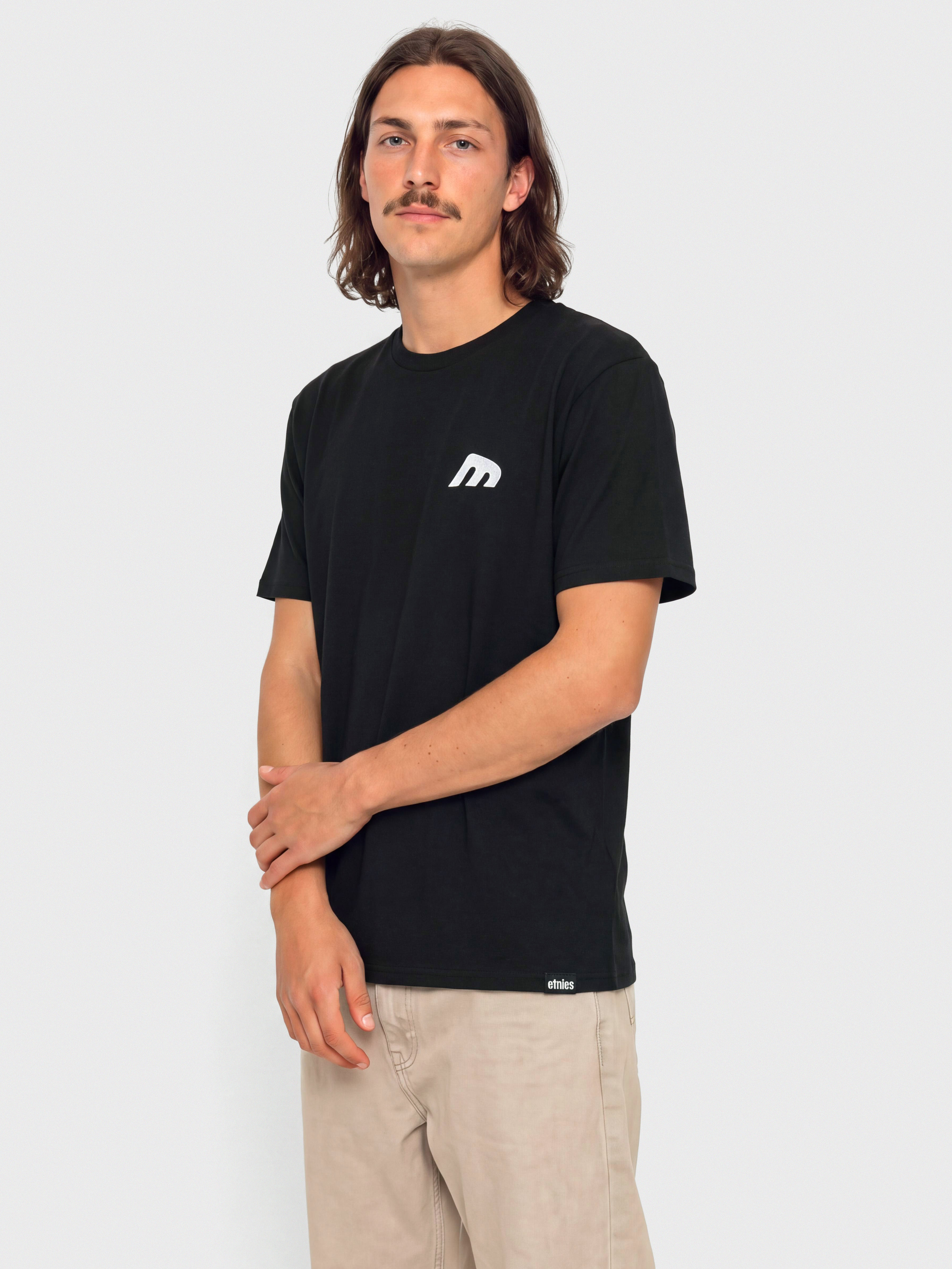 Etnies Team Embroidery Póló (black/white)