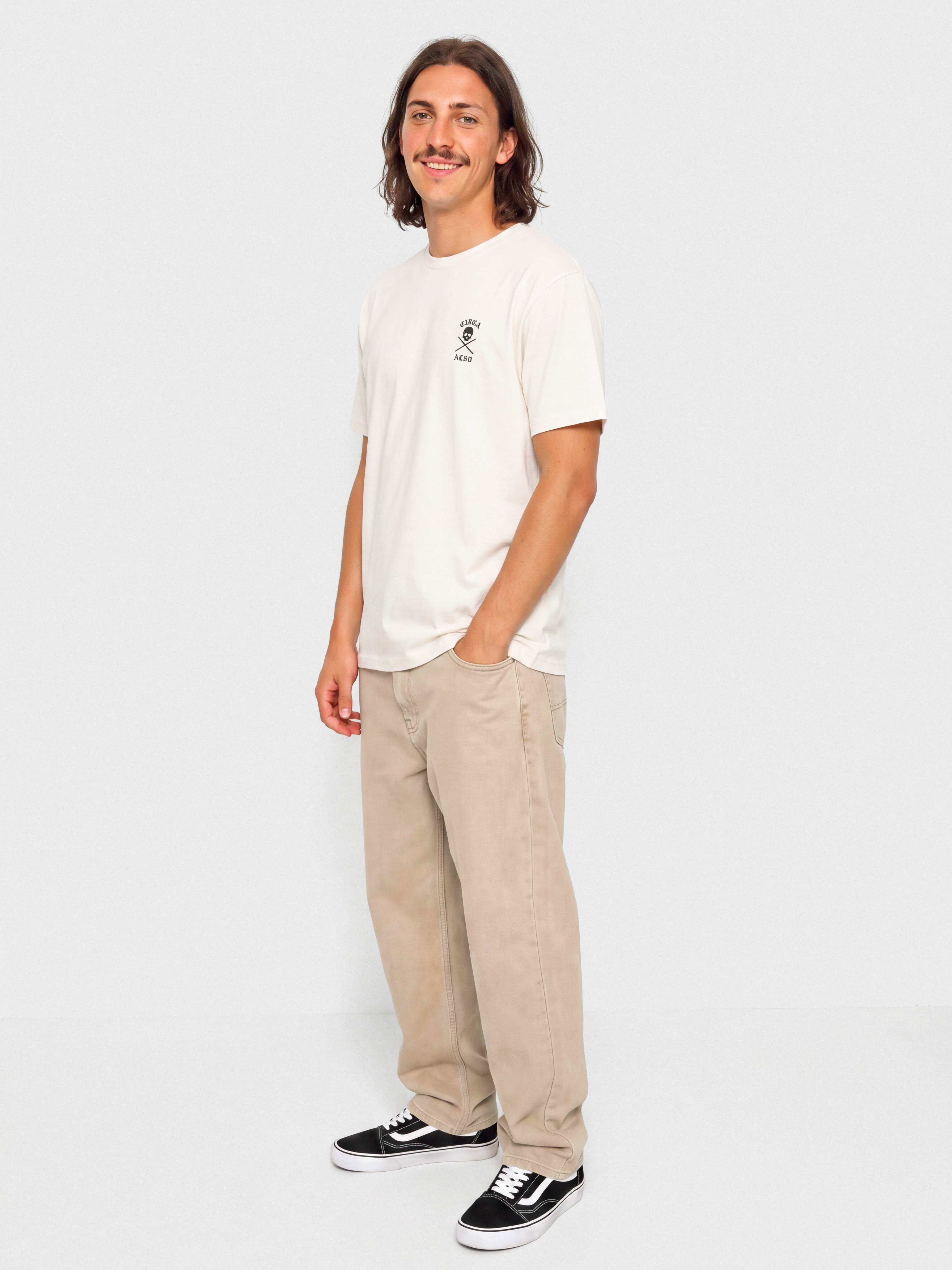 Póló Circa Al 50 Skull (vintage white/black)