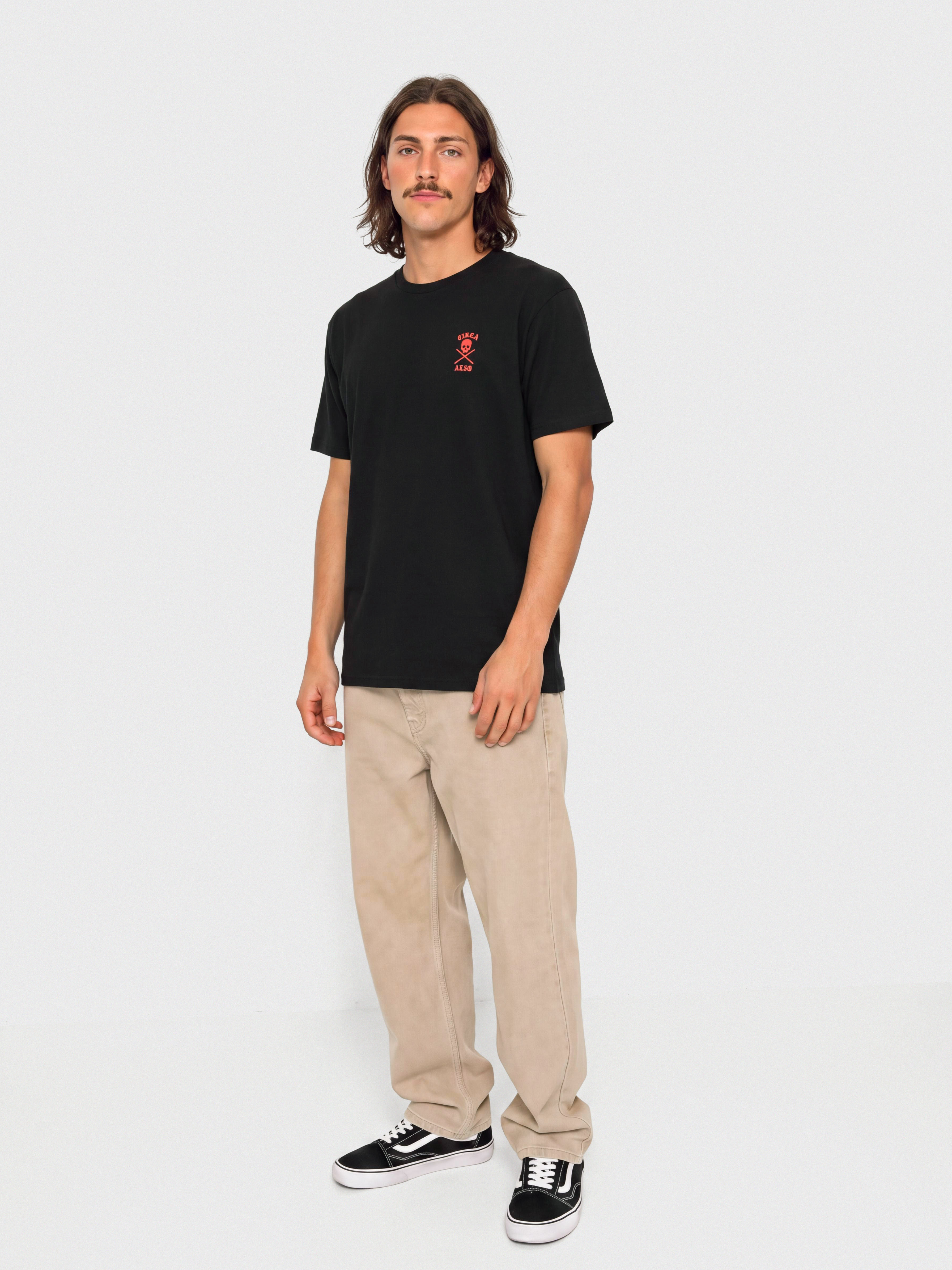 Póló Circa Al 50 Skull (black/red)