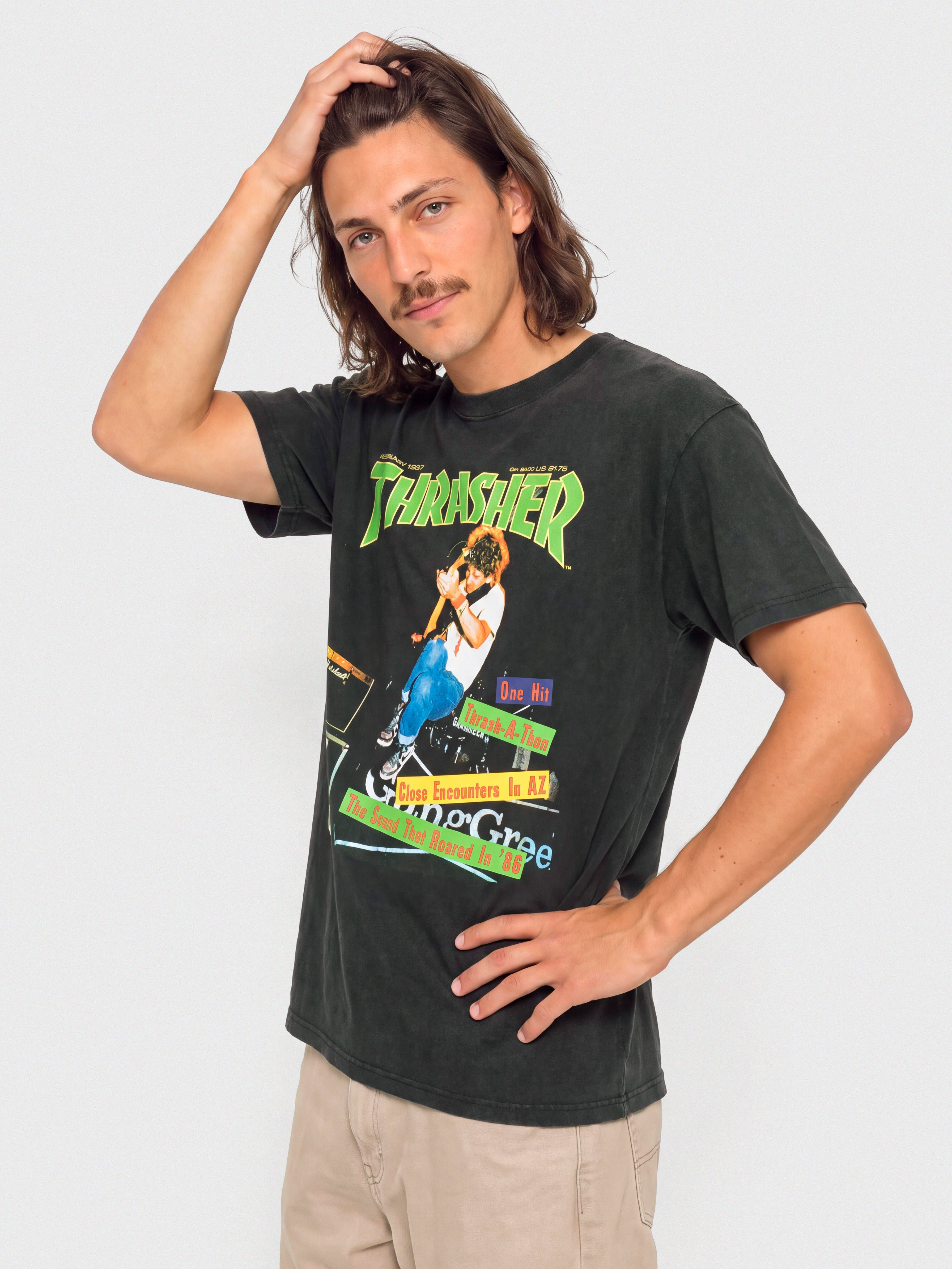 Thrasher February 1987 Póló (vintage black)