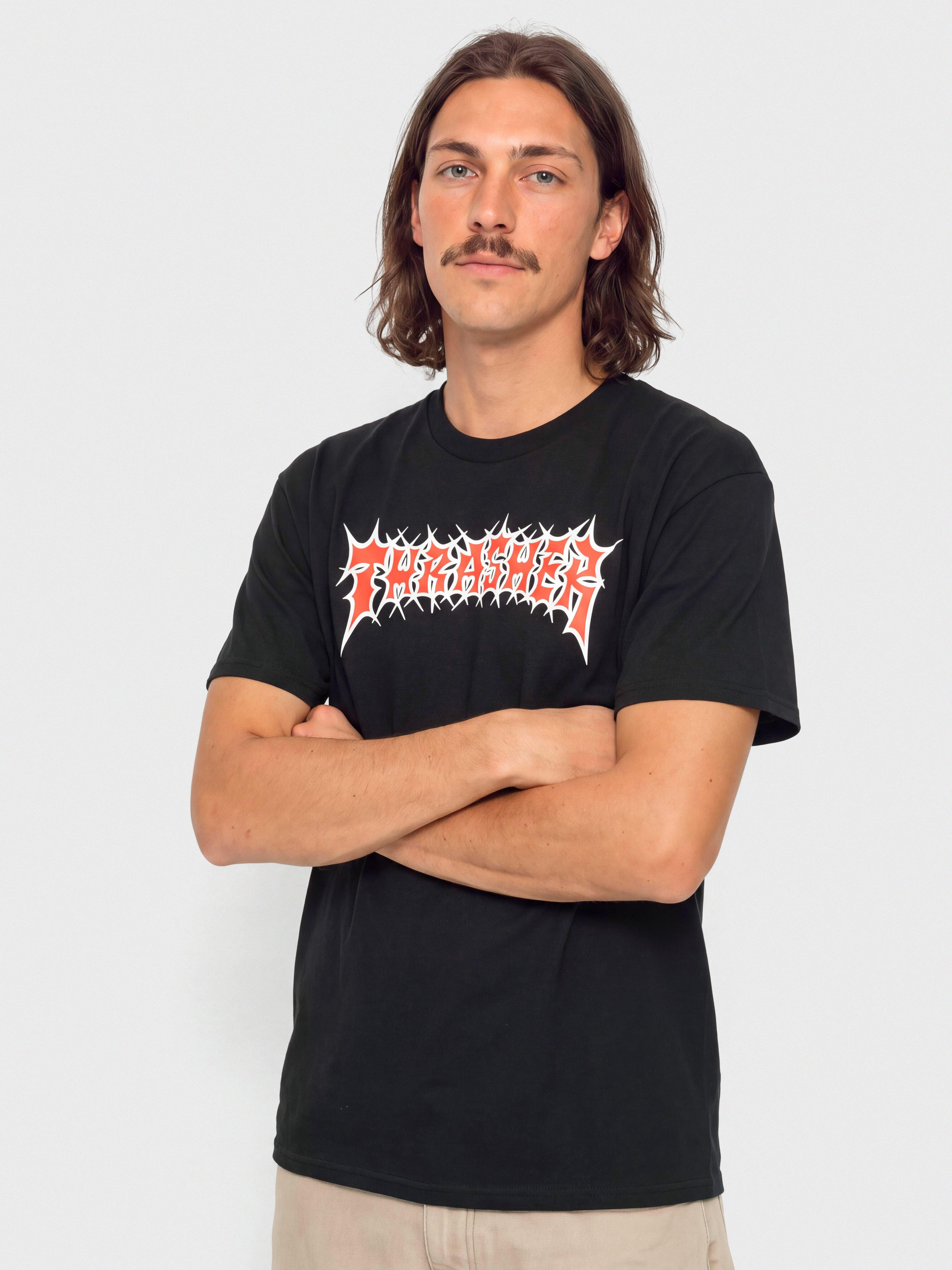 Thrasher Spikey Póló (black)