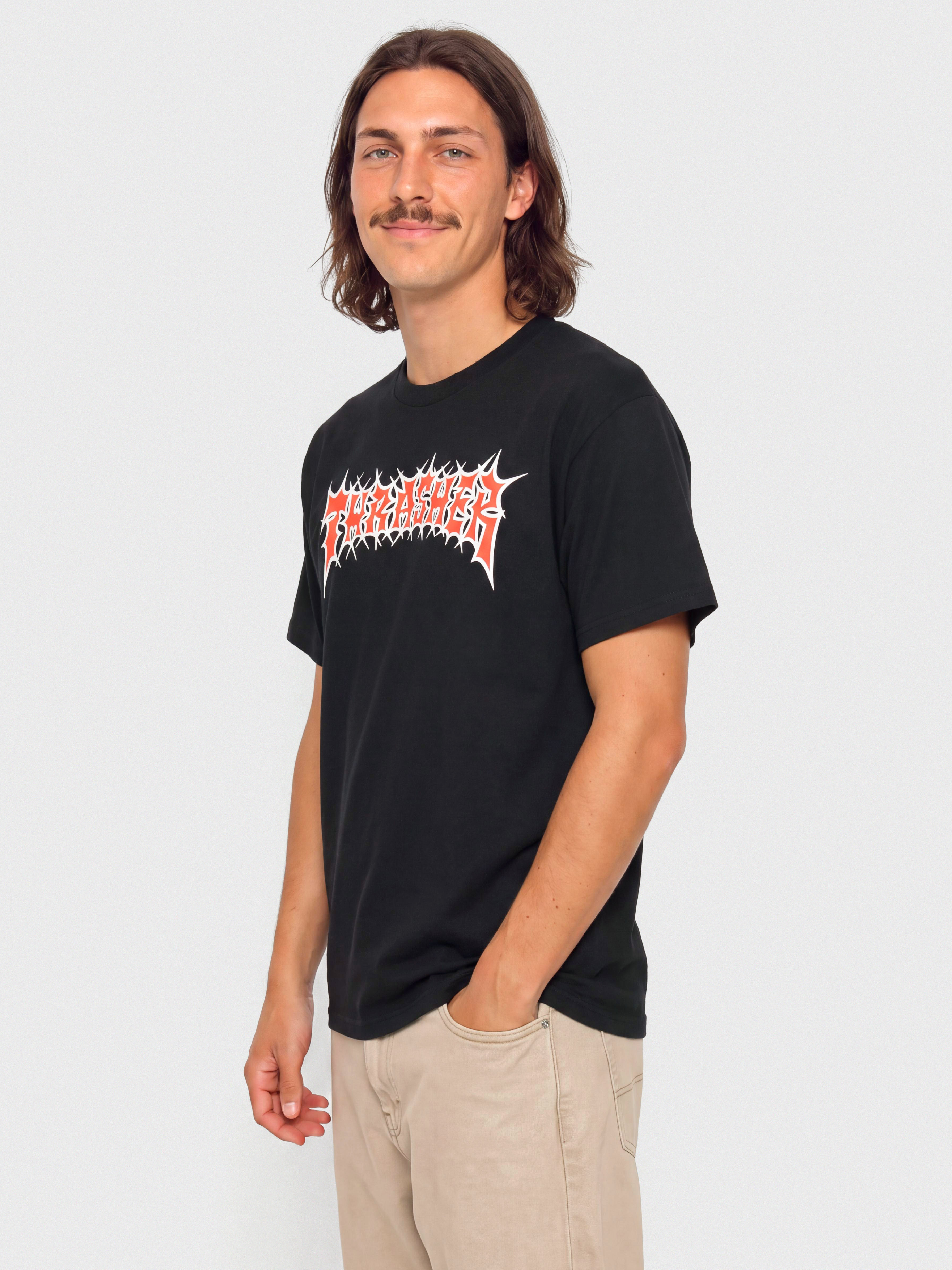 Thrasher Spikey Póló (black)