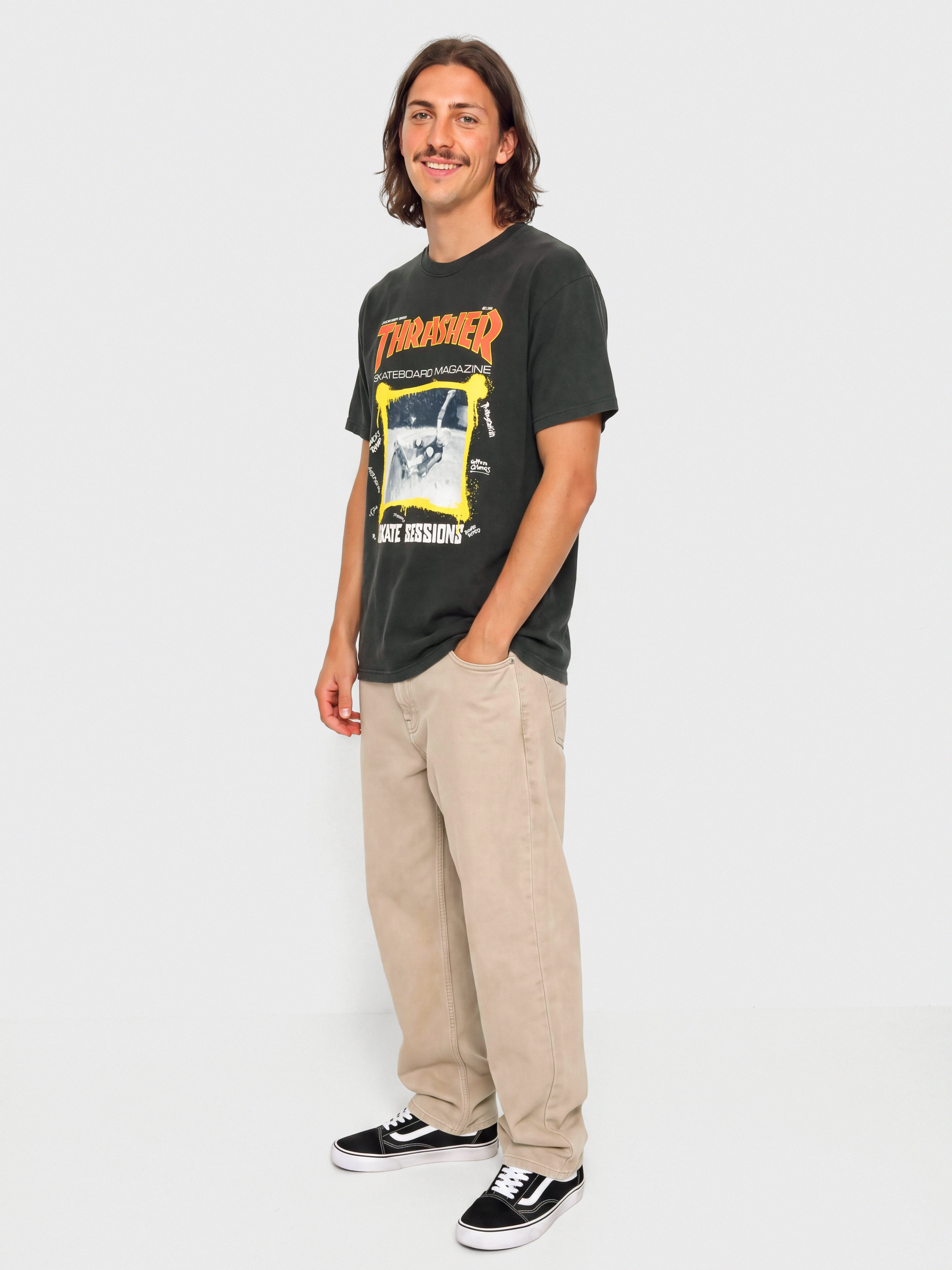 Thrasher December 1983 Póló (vintage black)