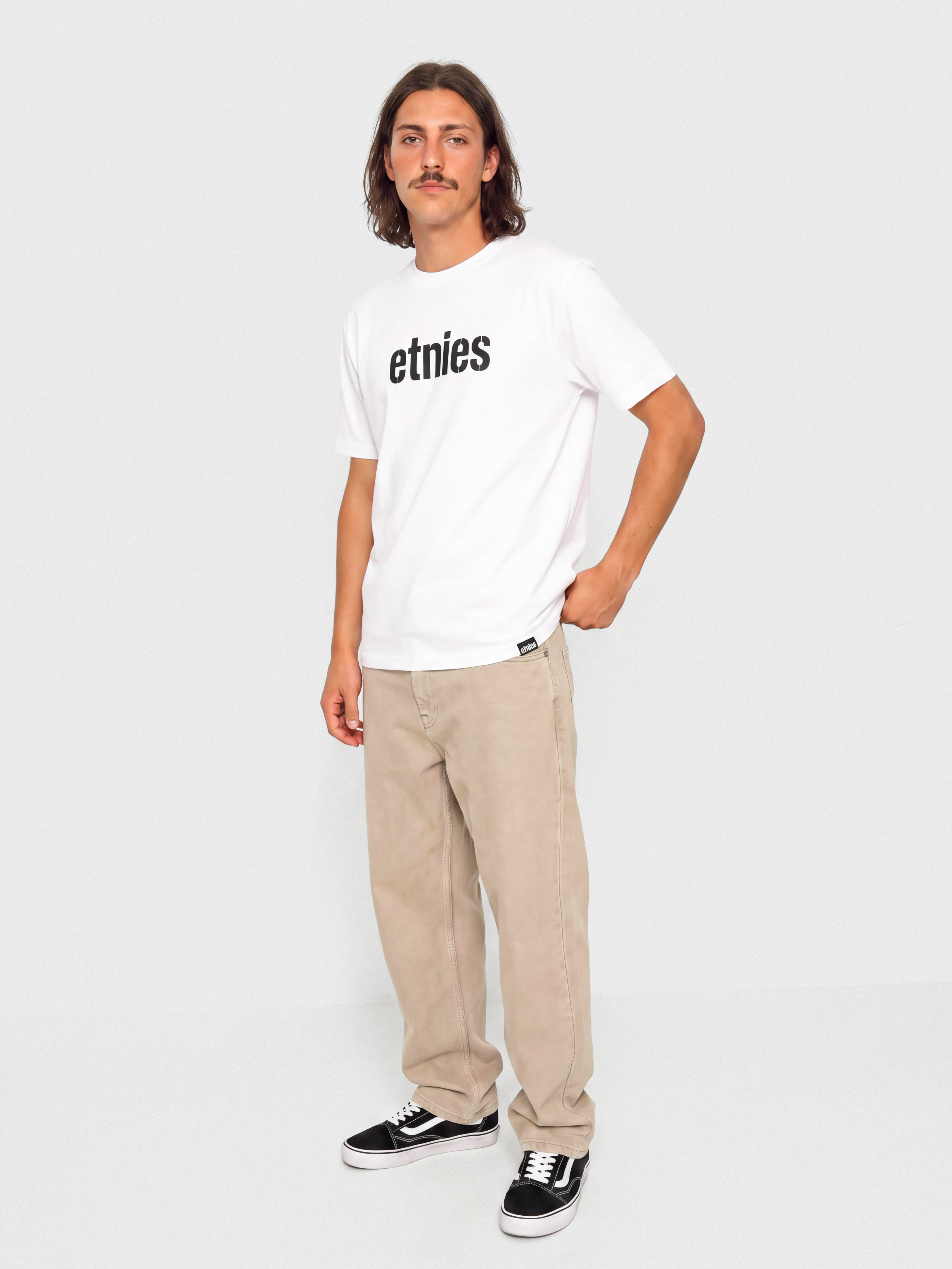 Etnies Wordmark Pu00f3lu00f3 (white)