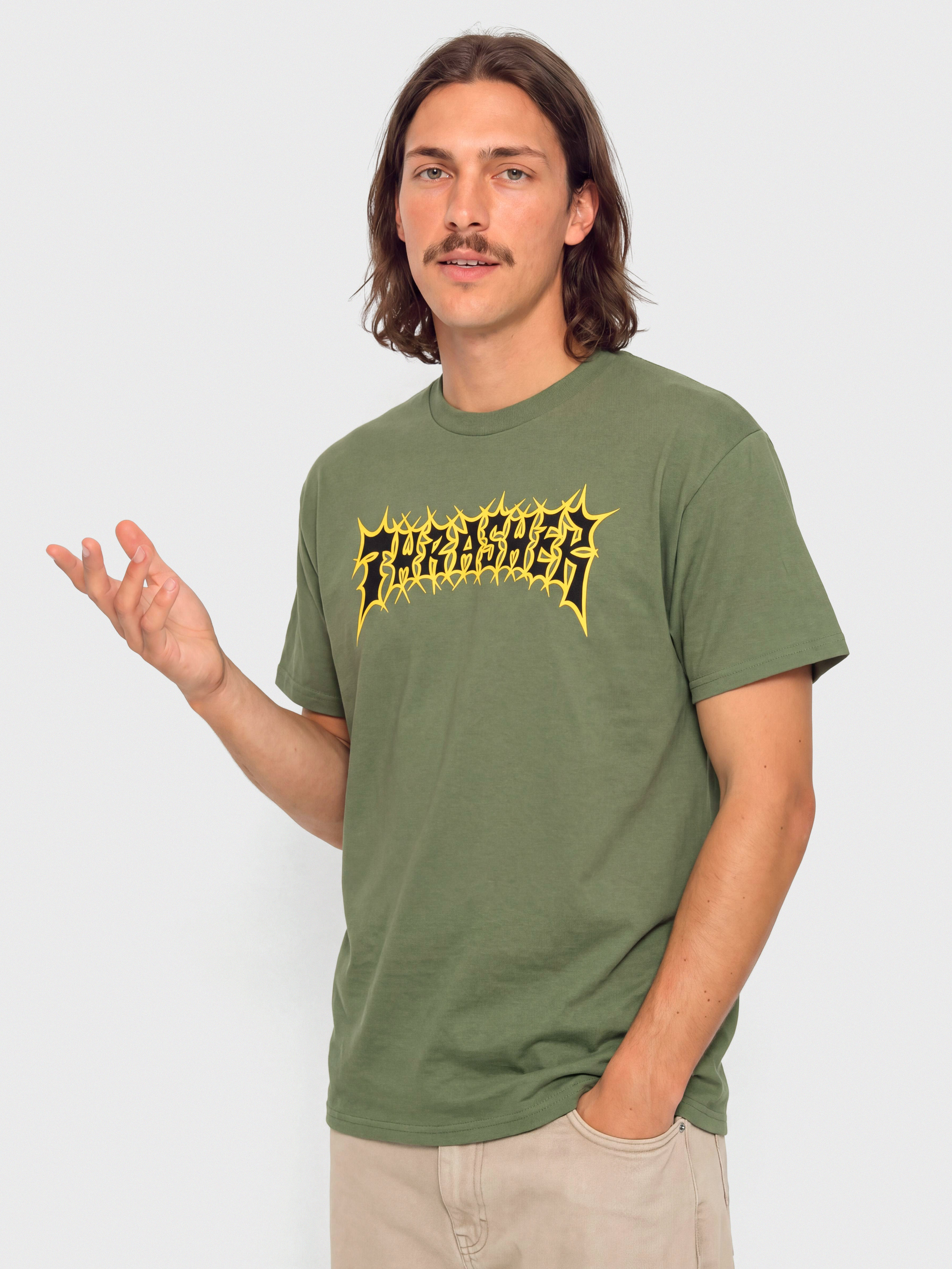 Thrasher Spikey Póló (military green)