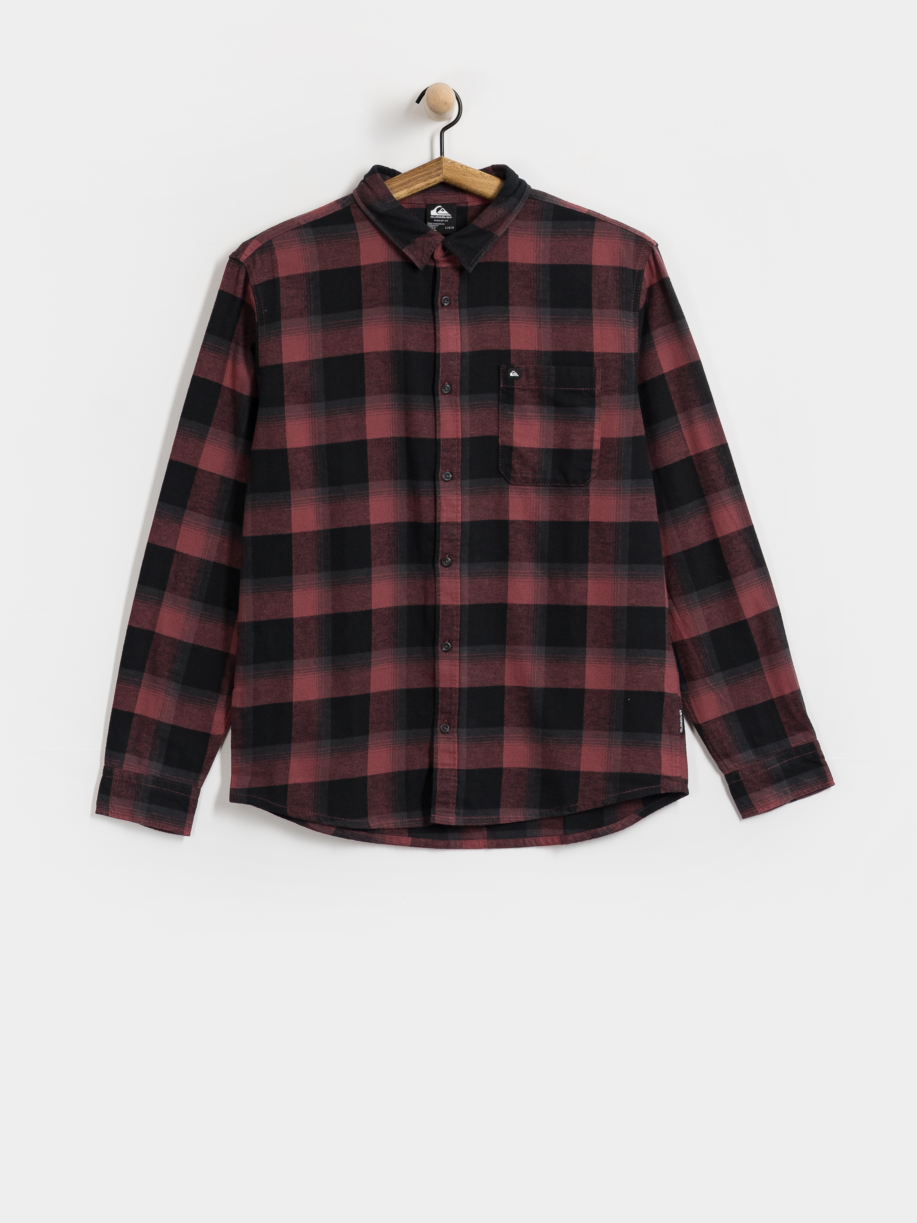 Quiksilver Motherfly Plaid Ing (oxblood red motherfly)