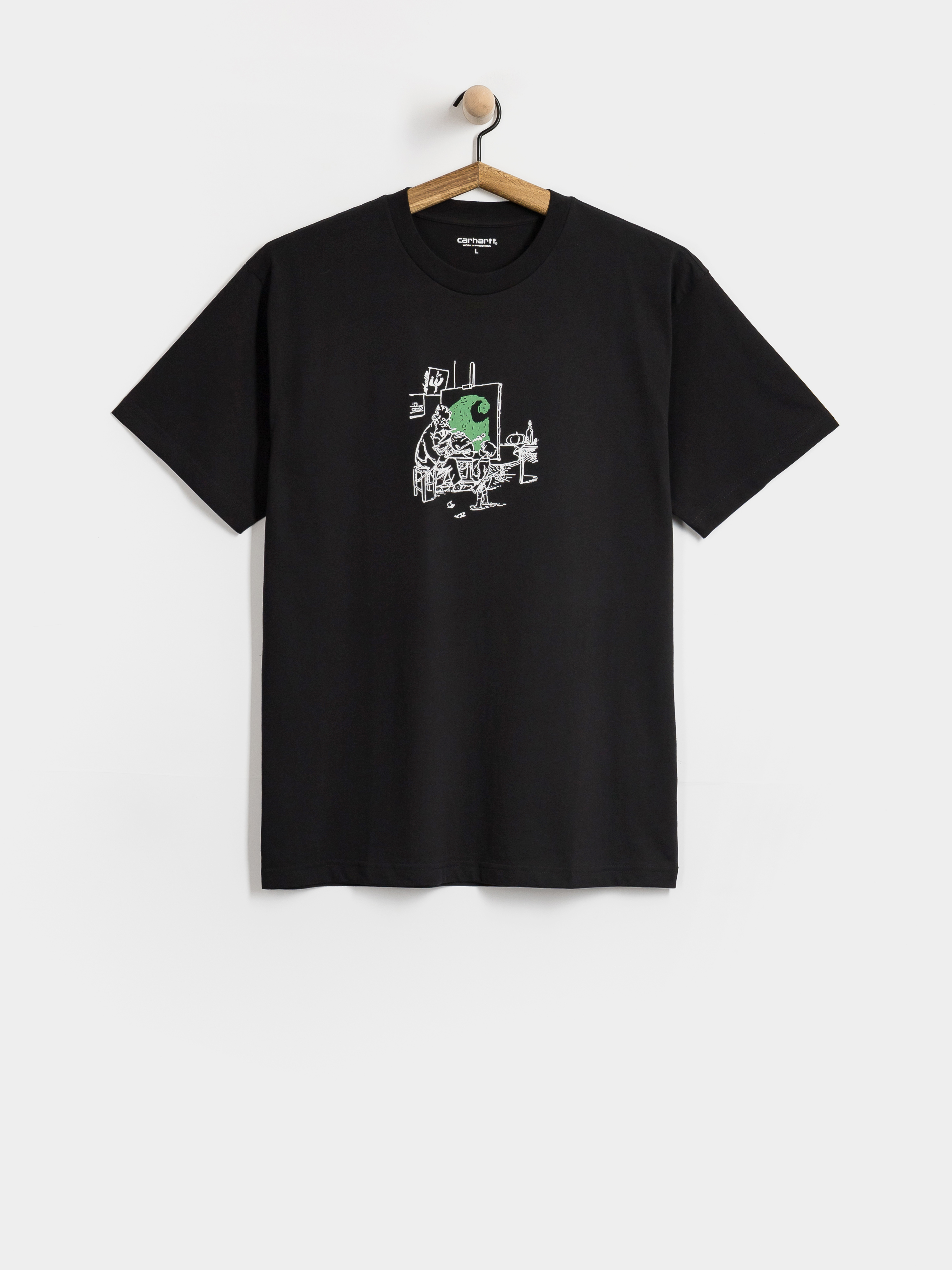 Póló Carhartt WIP Old Painter (black)