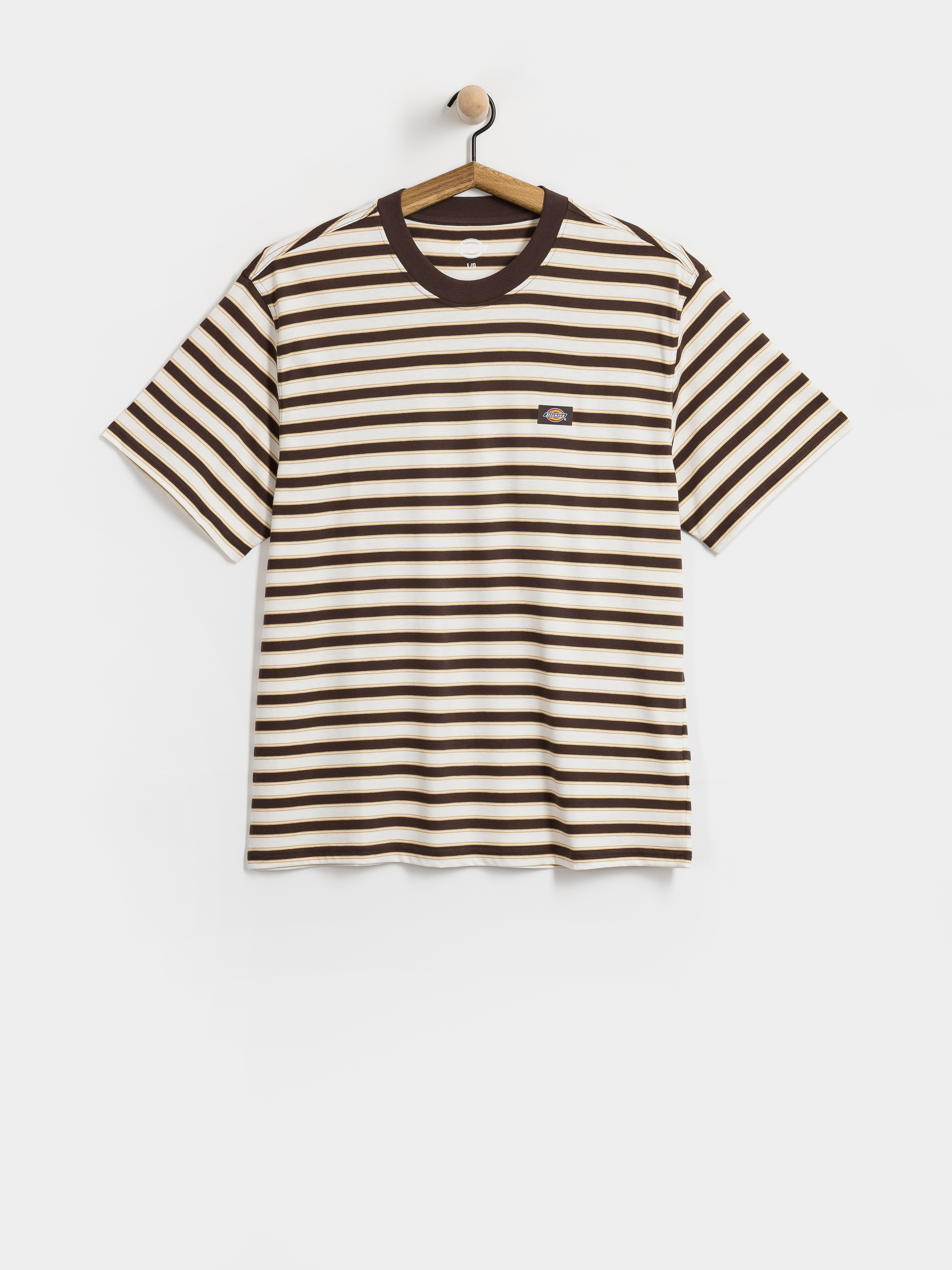Dickies Stripe Póló (chocolate brown)