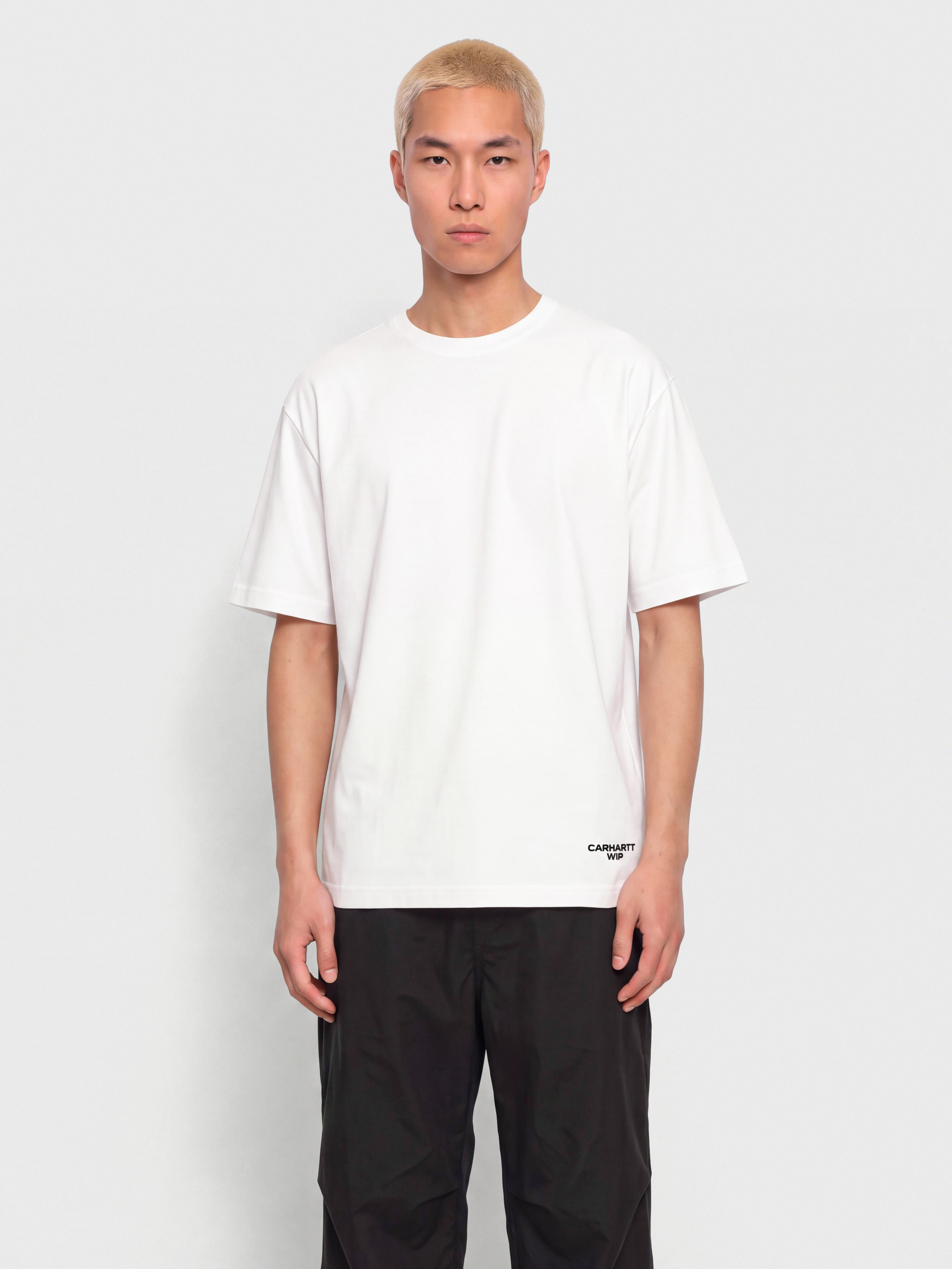 Carhartt WIP Chapter Script Póló (white/black)