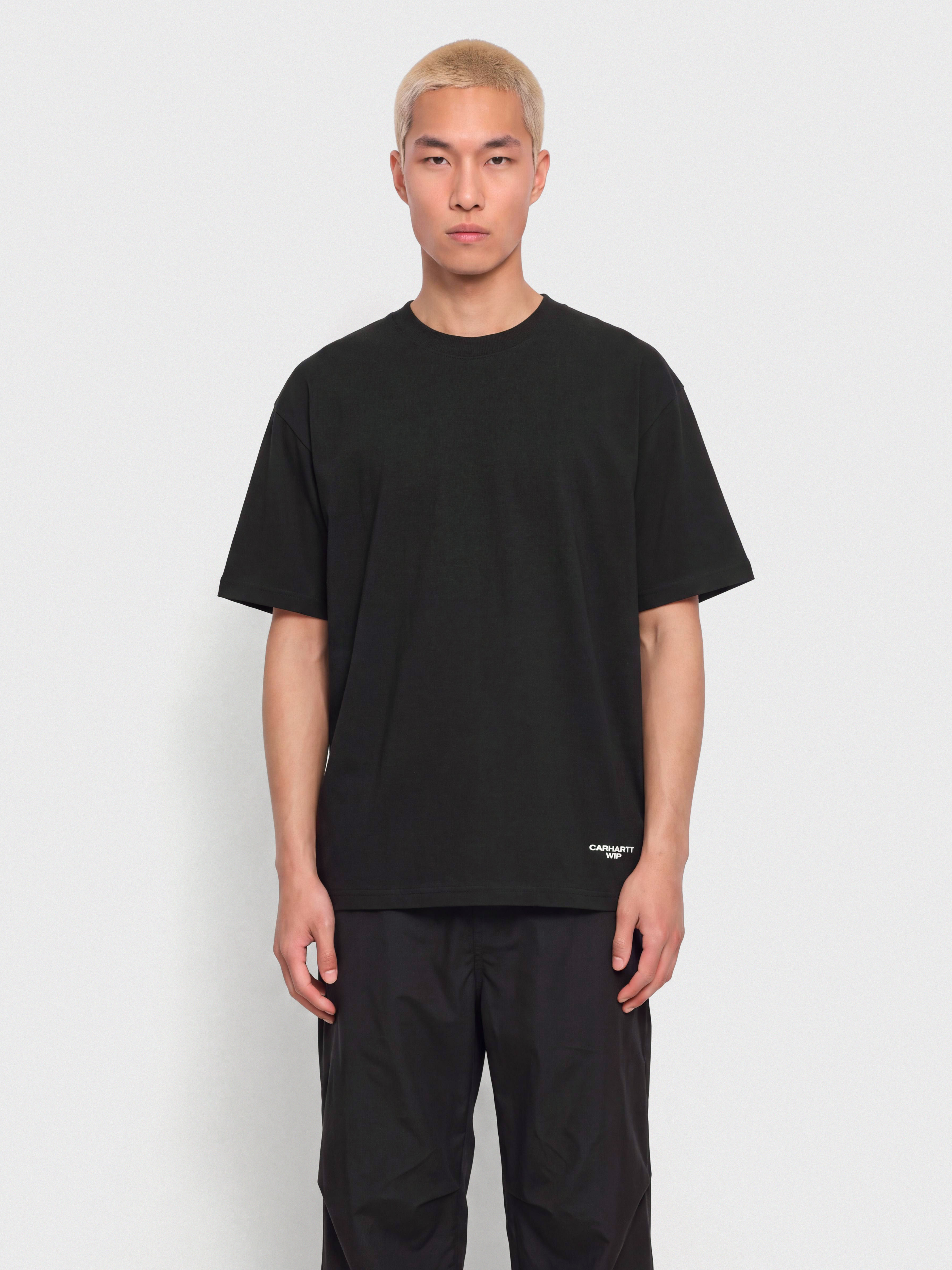 Carhartt WIP Chapter Script Póló (black/white)