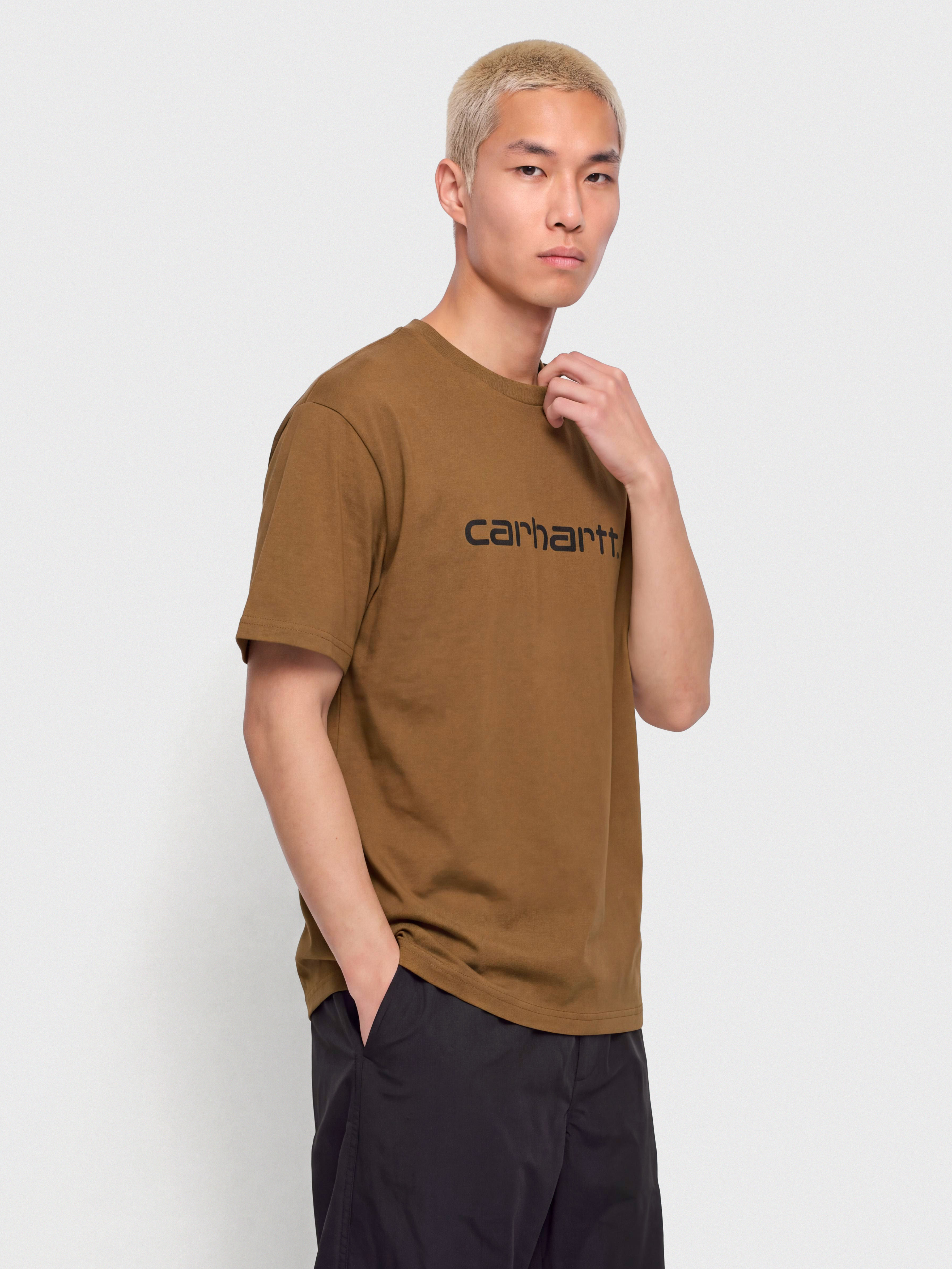 Carhartt WIP Script Póló (wip h brown/black)