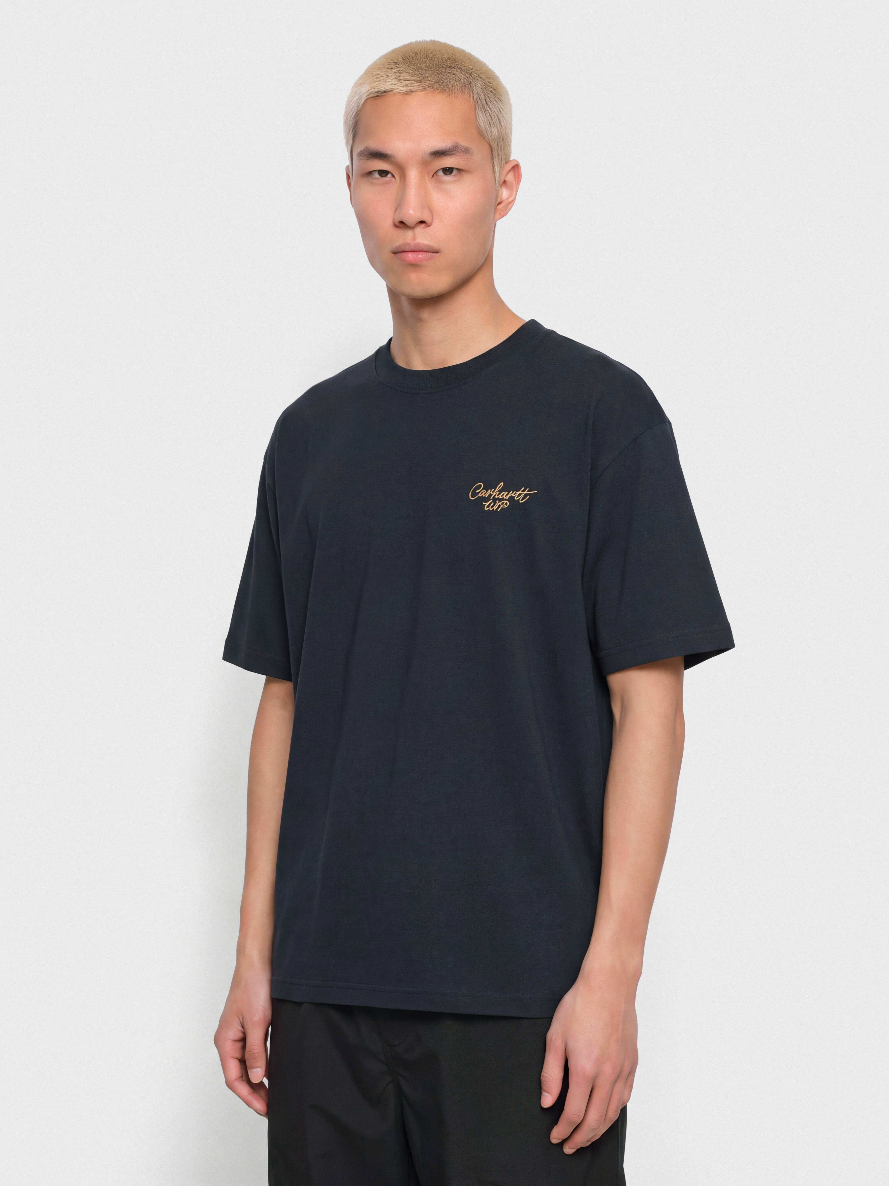 Carhartt WIP Signature Script Pu00f3lu00f3 (dark navy/wip dusty h)