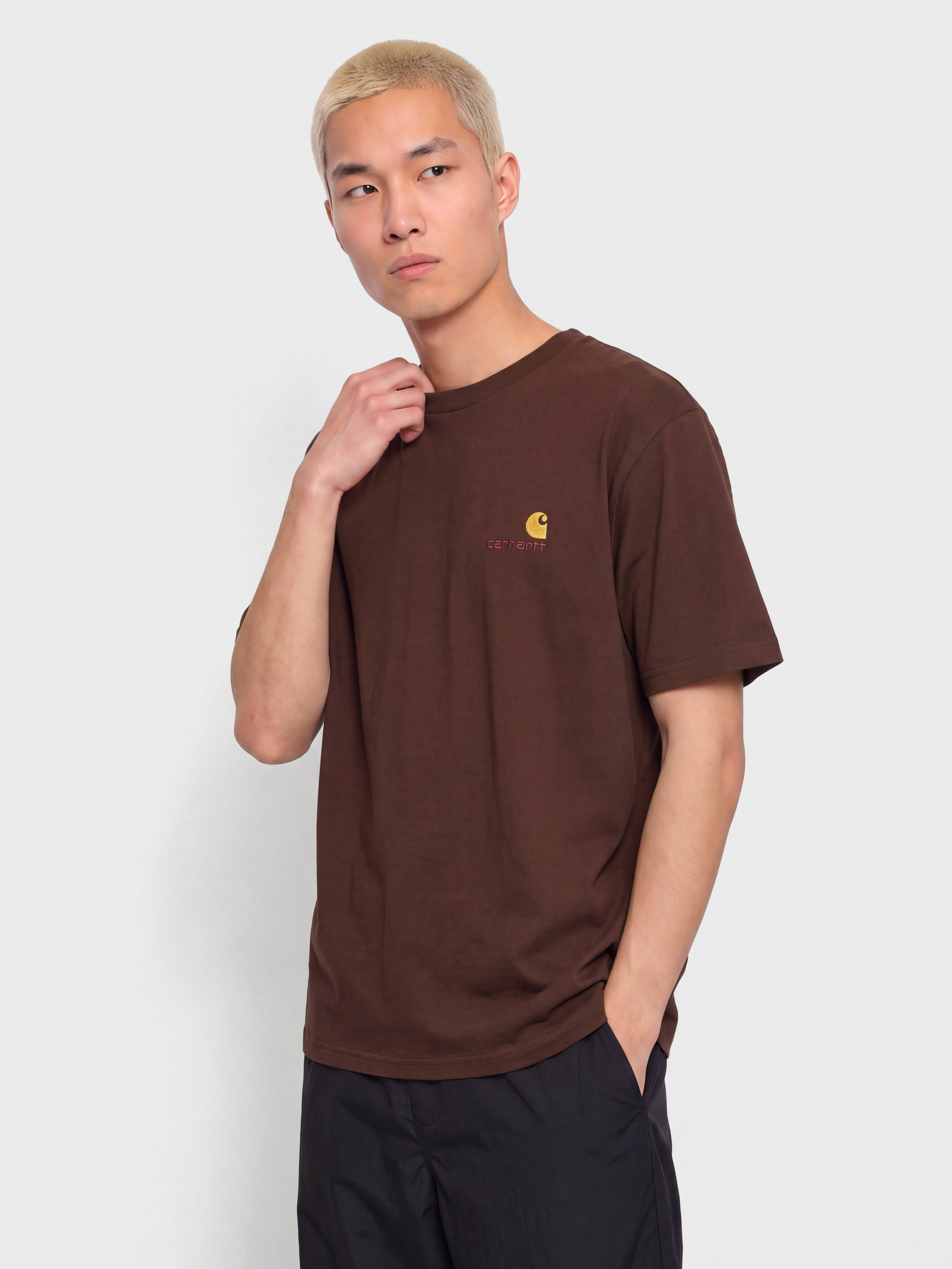 Carhartt WIP American Script Póló (amarone)