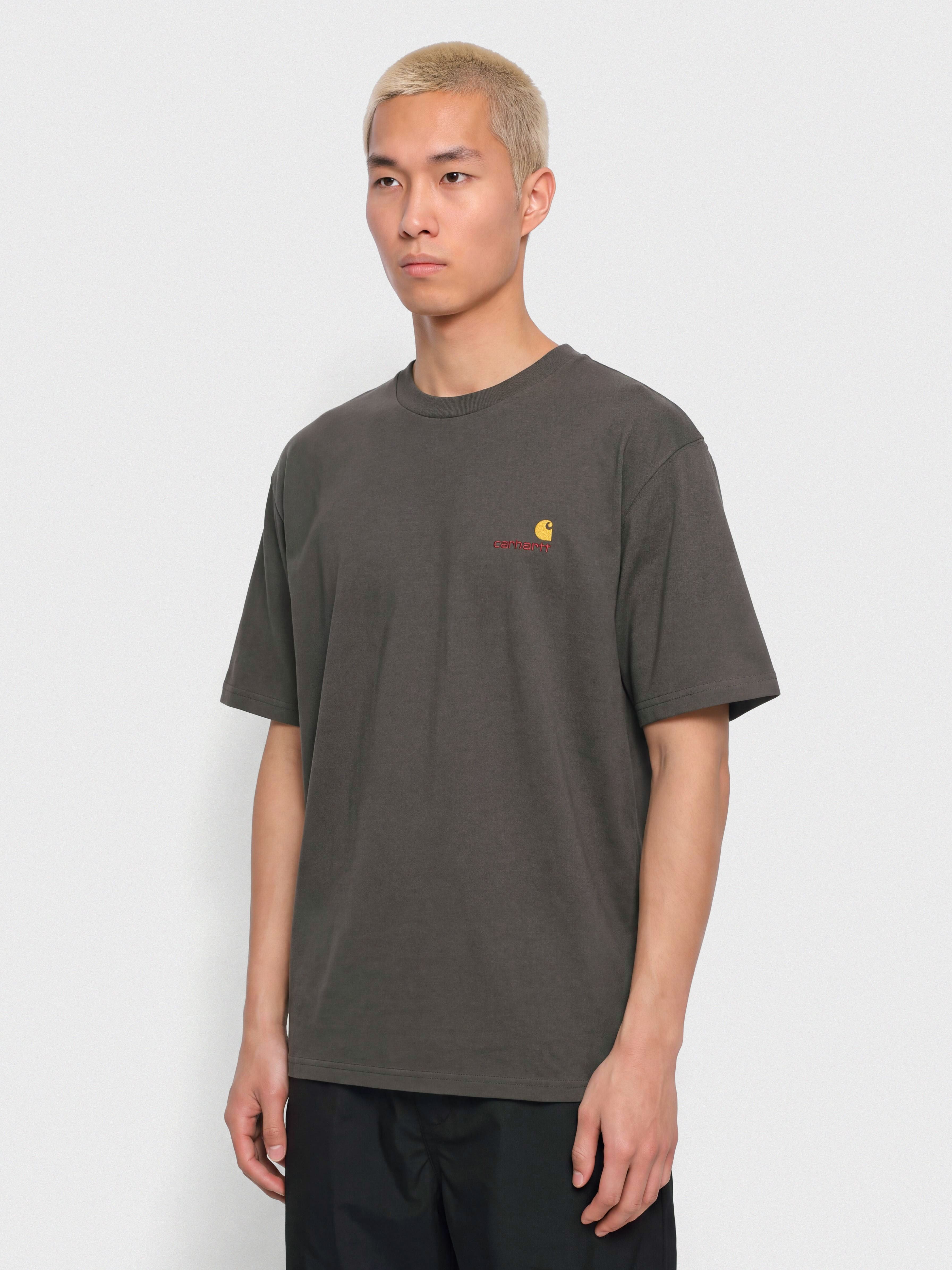 Carhartt WIP American Script Pu00f3lu00f3 (graphite)