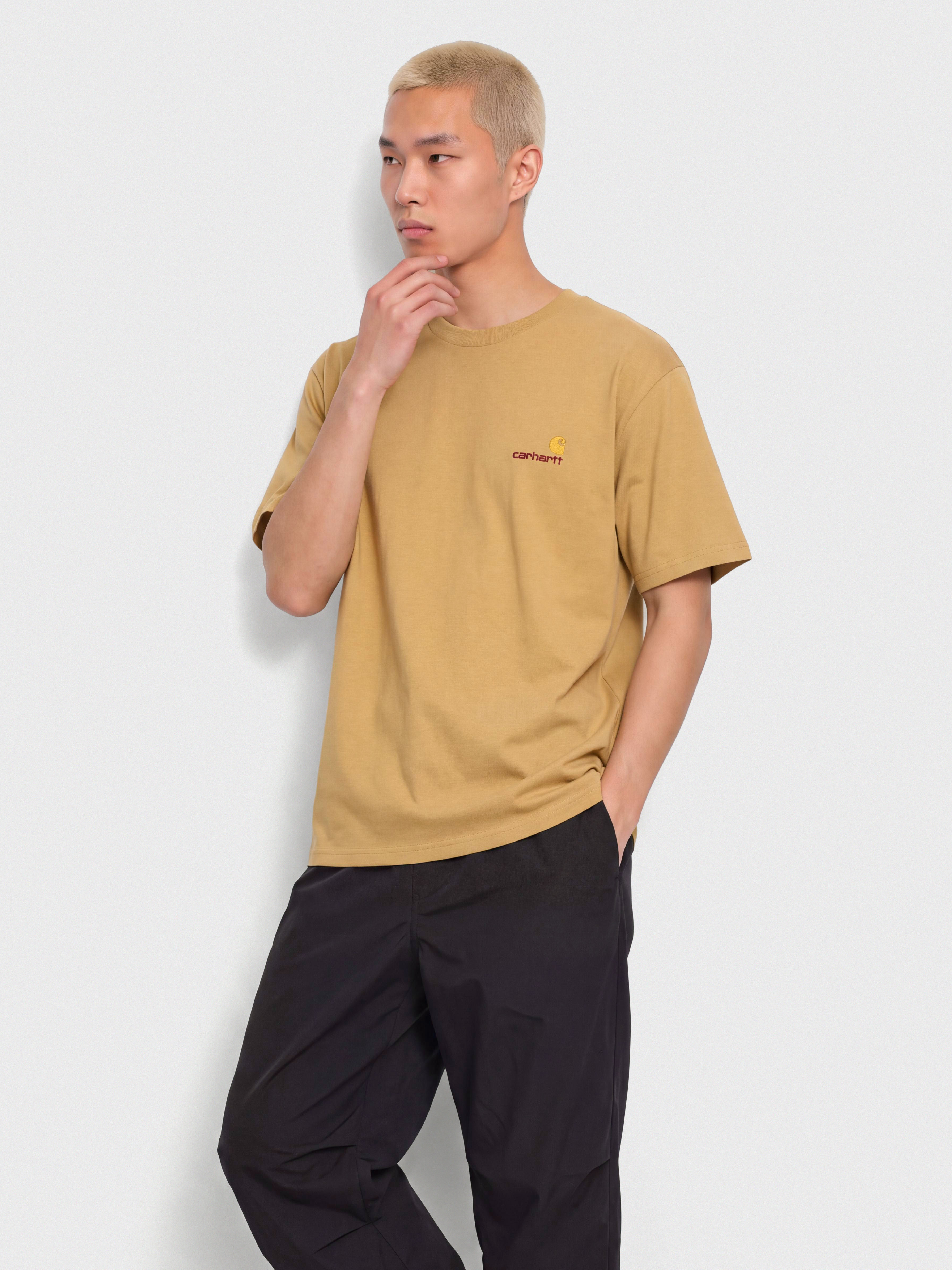 Carhartt WIP American Script Póló (wip dusty h)