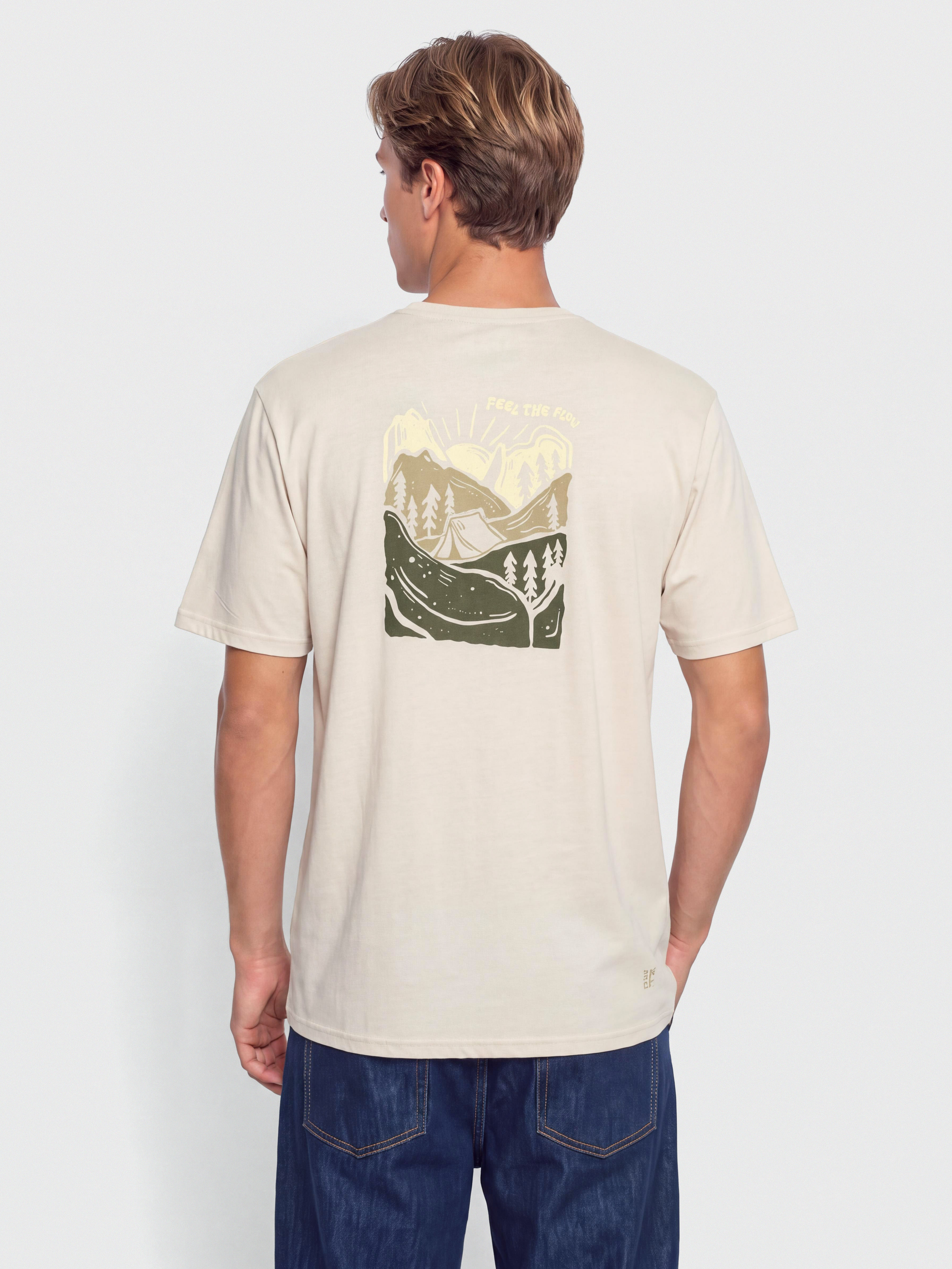Póló FLOV Timberon (beige/olive)
