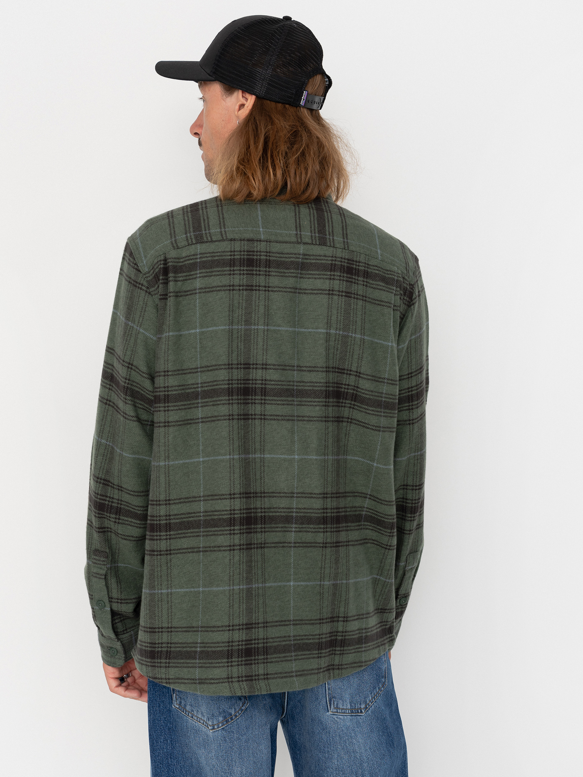 Patagonia Fjord Flannel Ing (dissolve treeline green)