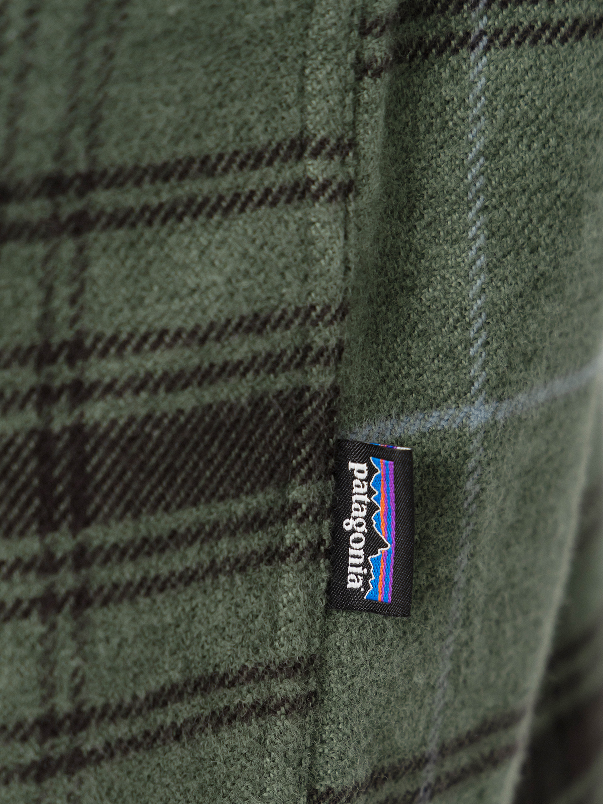 Patagonia Fjord Flannel Ing (dissolve treeline green)
