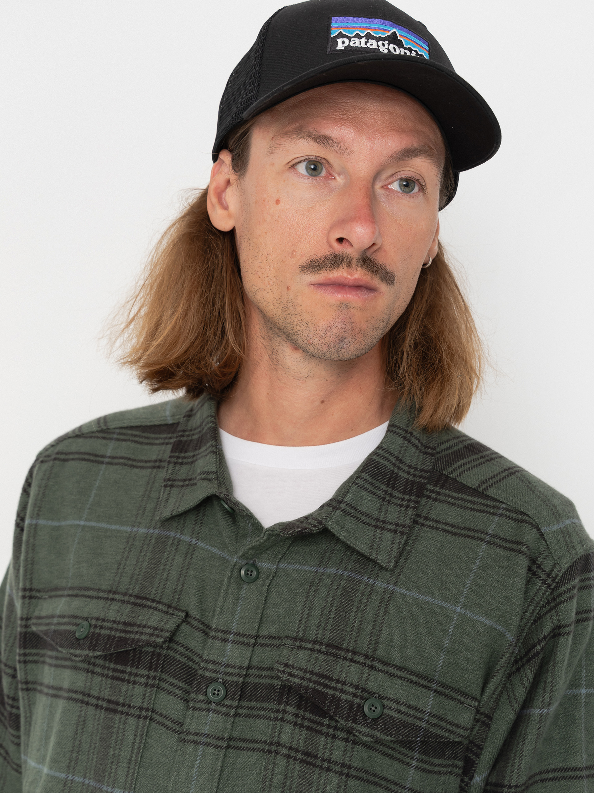 Patagonia Fjord Flannel Ing (dissolve treeline green)